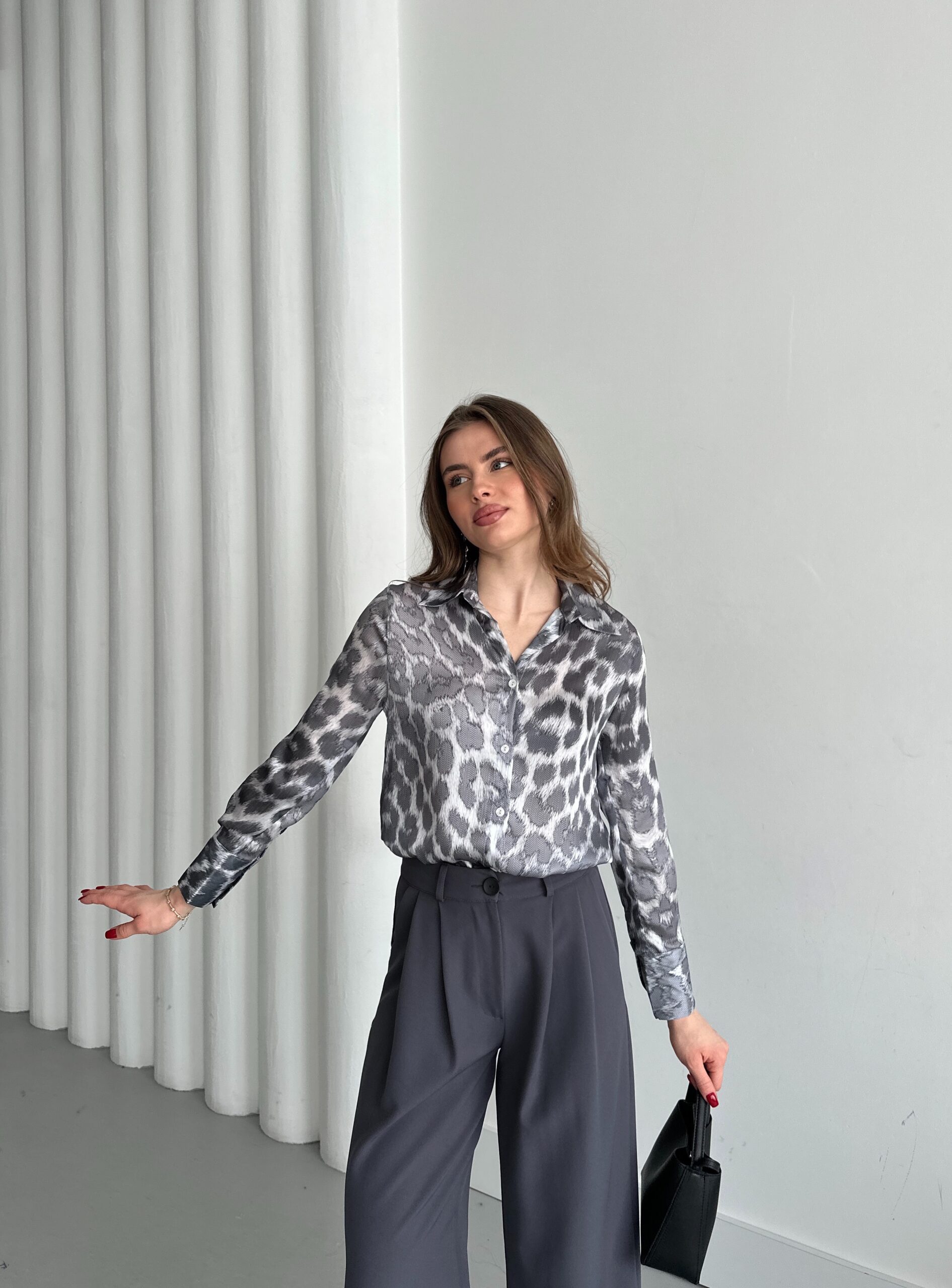 Mini Leopard Pattern Shirt – Brand: My Fashion – Women & Kids, Baby Clothes Wholesale – TheBS Women