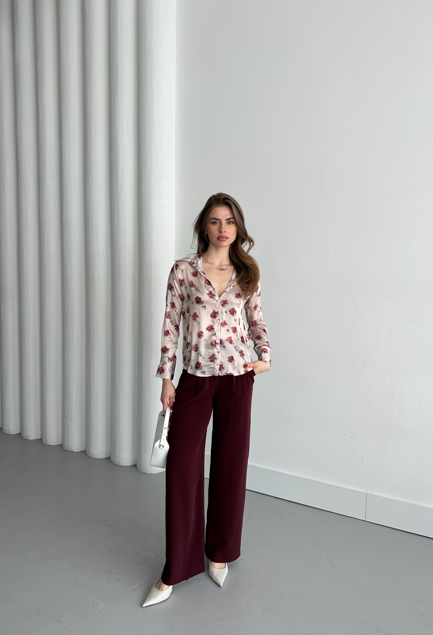 Chrysanthemum Pattern Shirt - Brand: My Fashion - Women & Kids, Baby Clothes Wholesale - TheBS Women