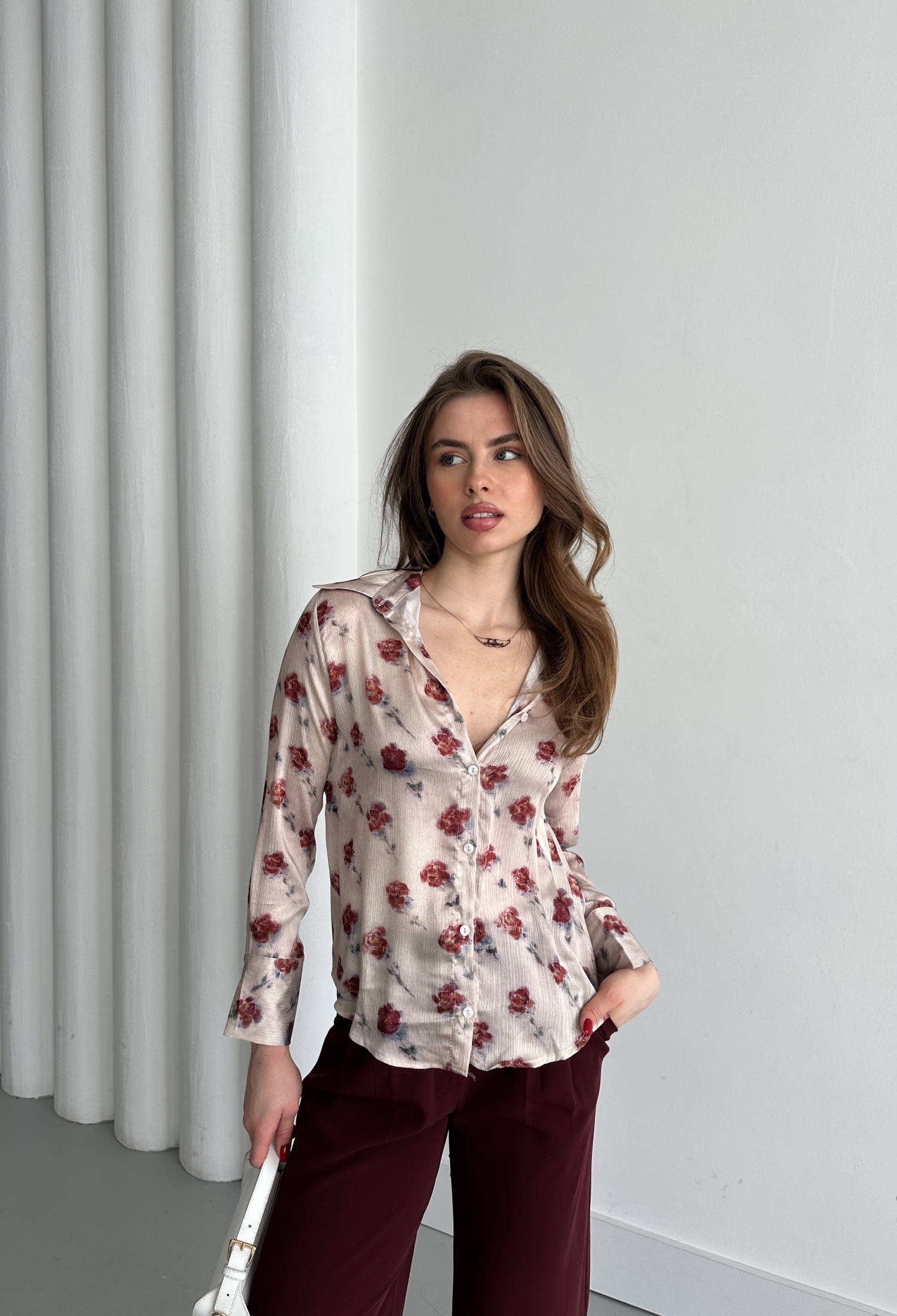 Chrysanthemum Pattern Shirt - Brand: My Fashion - Women & Kids, Baby Clothes Wholesale - TheBS Women