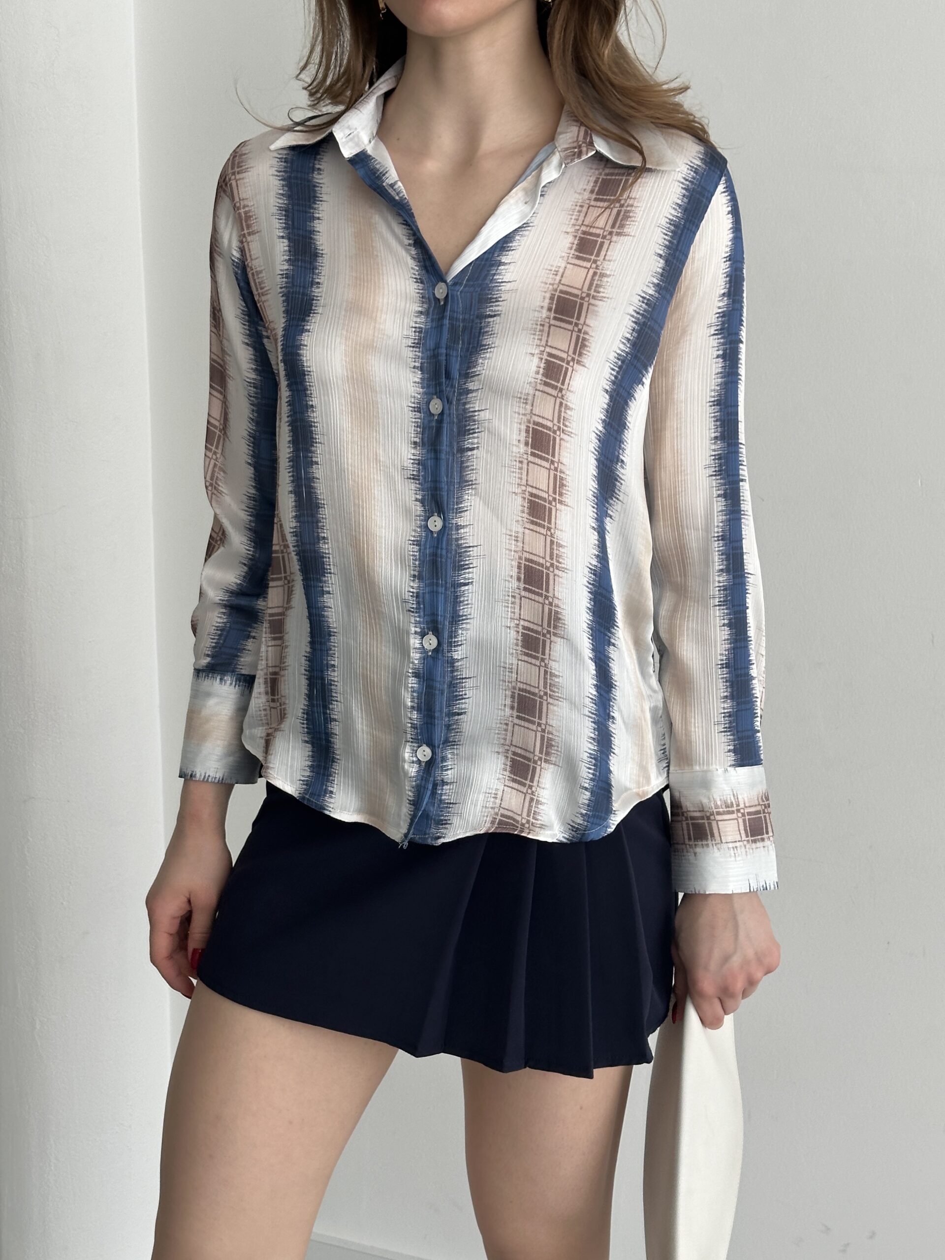 Wave Pattern Shirt – Brand: My Fashion – Women & Kids, Baby Clothes Wholesale – TheBS Women