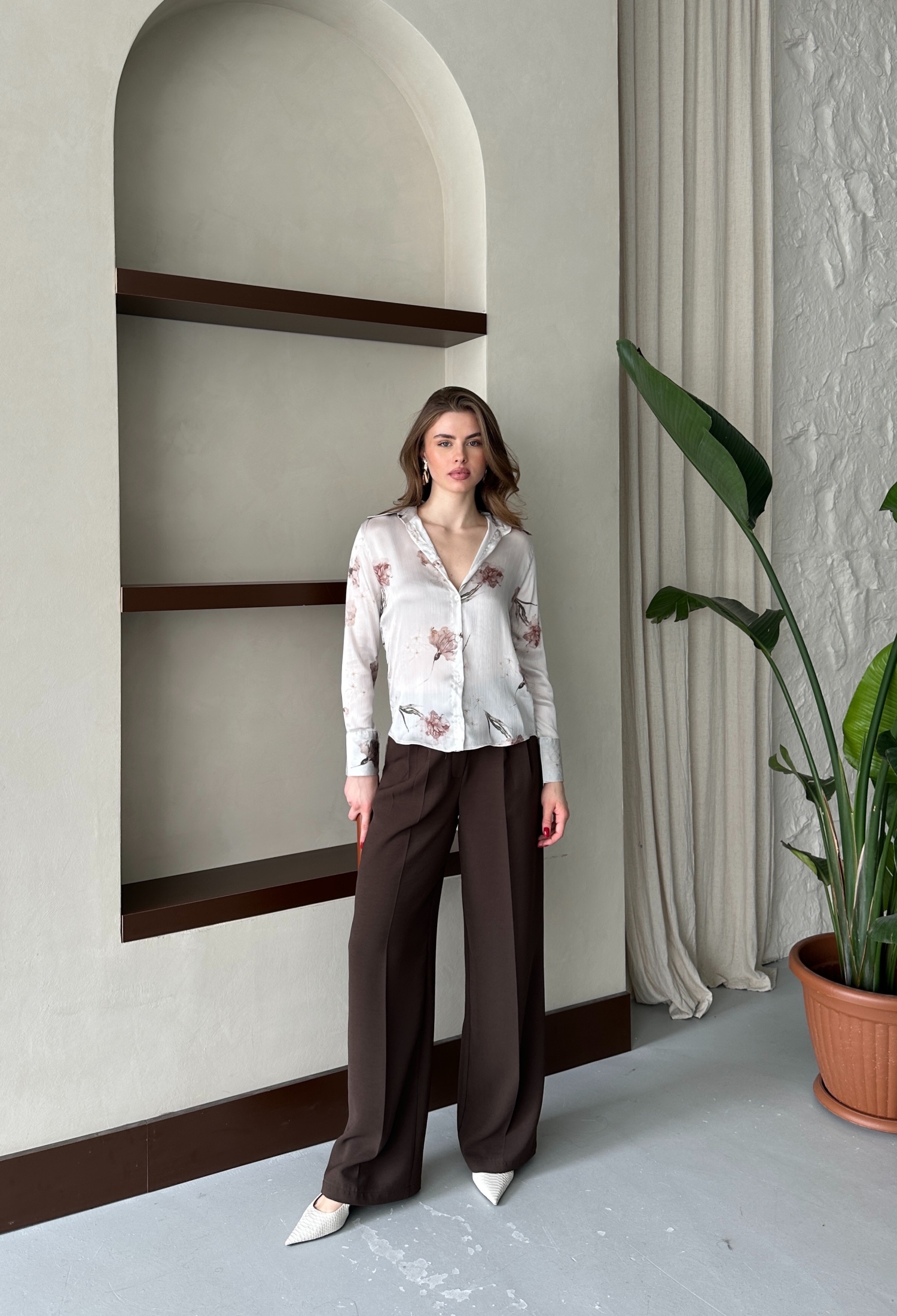 Daffodil Pattern Shirt - Brand: My Fashion - Women & Kids, Baby Clothes Wholesale - TheBS Women