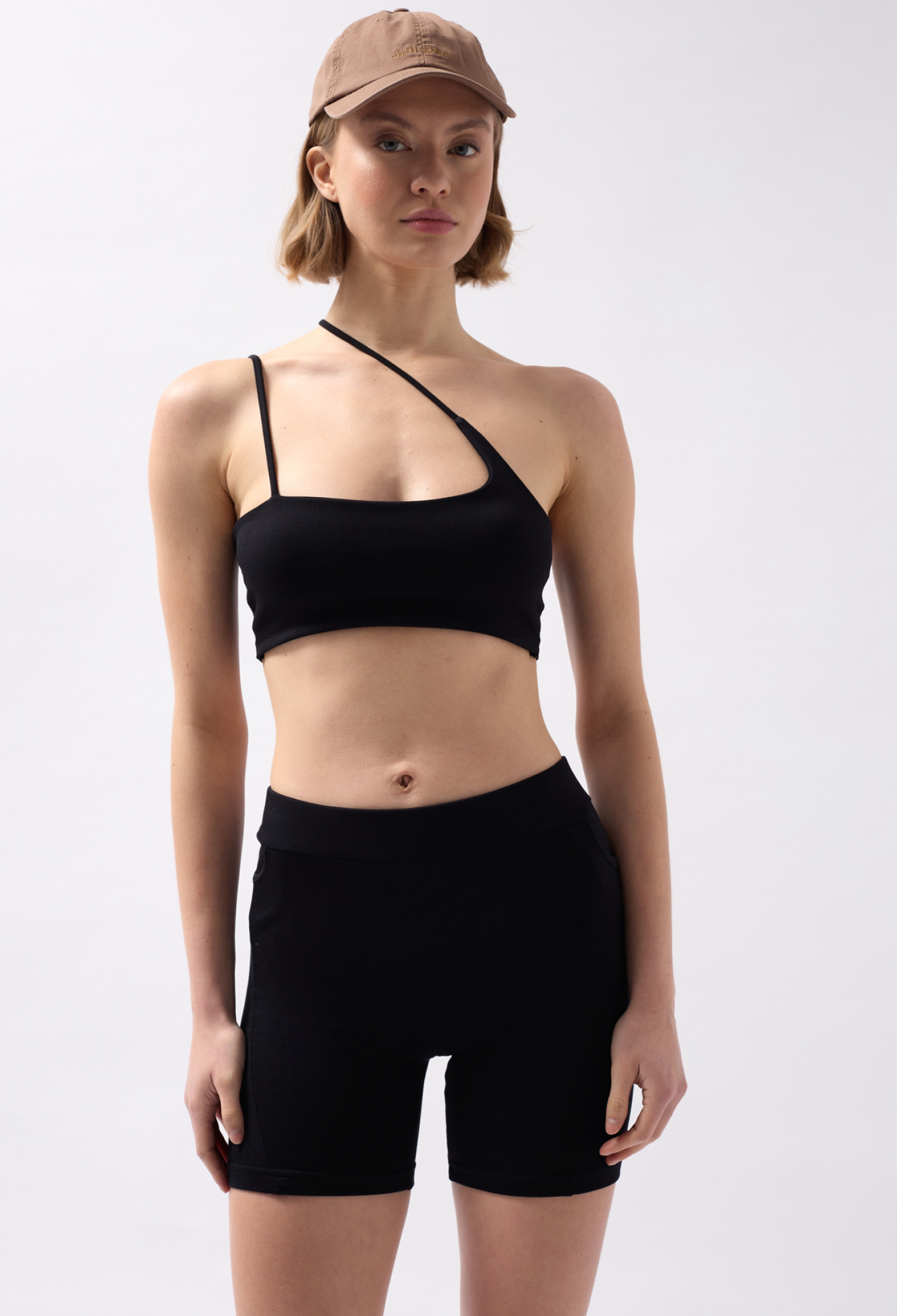 Pocket Detail Biker Shorts - Brand: Black Fashion - Women & Kids, Baby Clothes Wholesale - TheBS Women