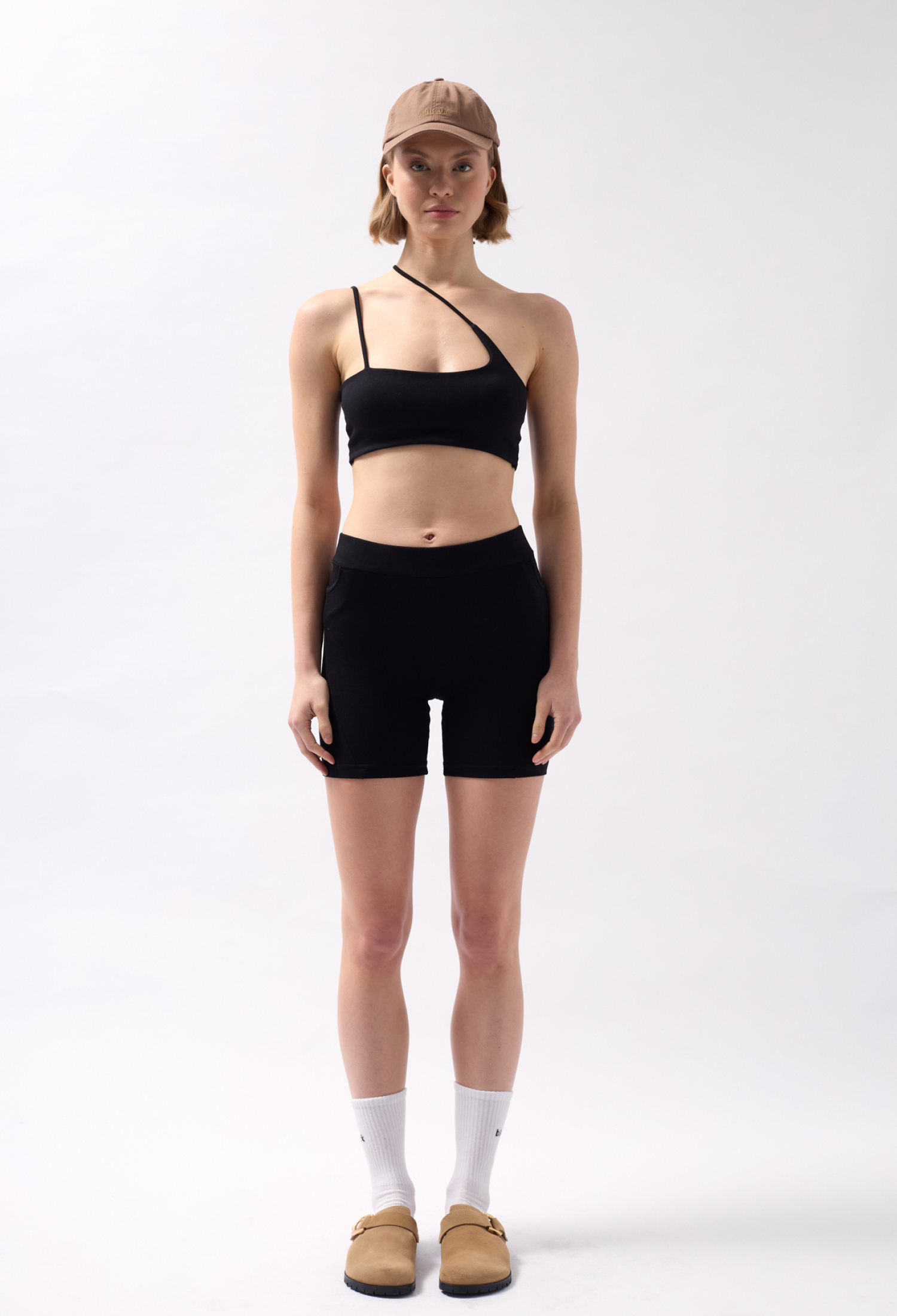 Pocket Detail Biker Shorts - Brand: Black Fashion - Women & Kids, Baby Clothes Wholesale - TheBS Women