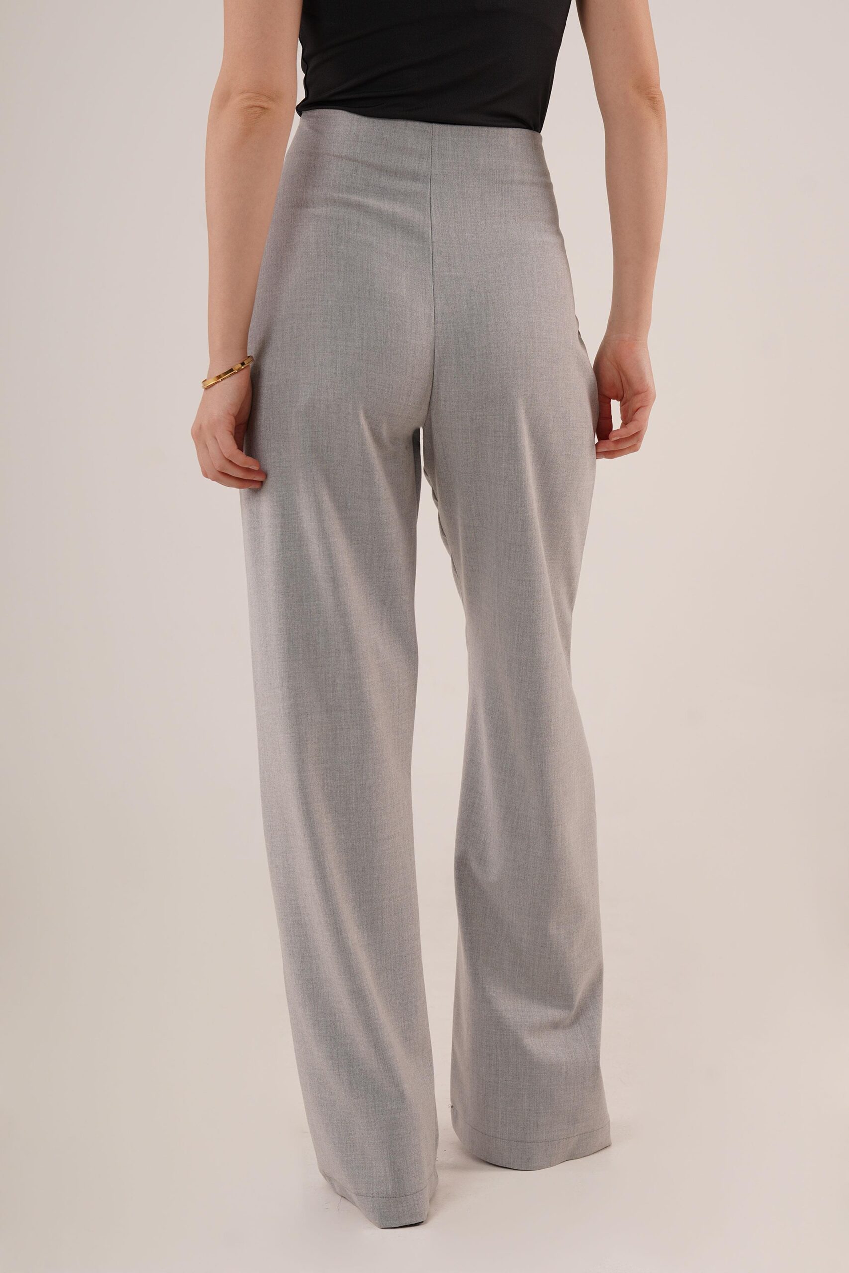 WholesaleFabric Pants With Loose Leg Side Zipper – Brand: Lustrin – Women & Kids, Baby Clothes Wholesale – TheBS Women