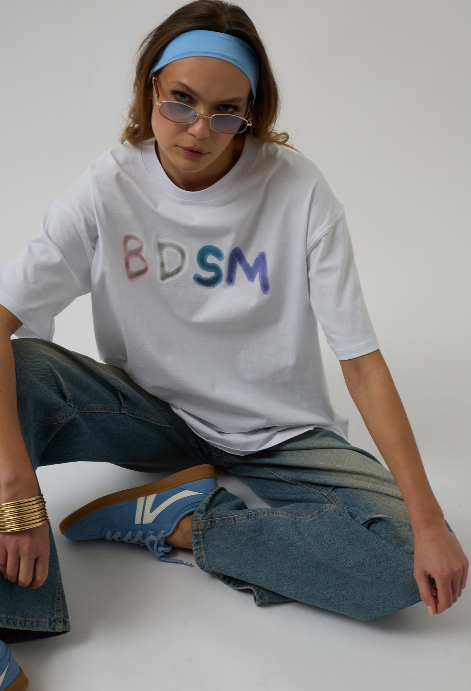 Oversize T-Shirt With Back And Front Print - Brand: Black Fashion - Women & Kids, Baby Clothes Wholesale - TheBS Women