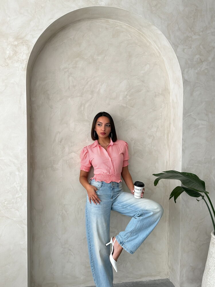 Gipe Detailed Pitikare Wholesale Shirt – Brand: Topshow – Women & Kids, Baby Clothes Wholesale – TheBS Women