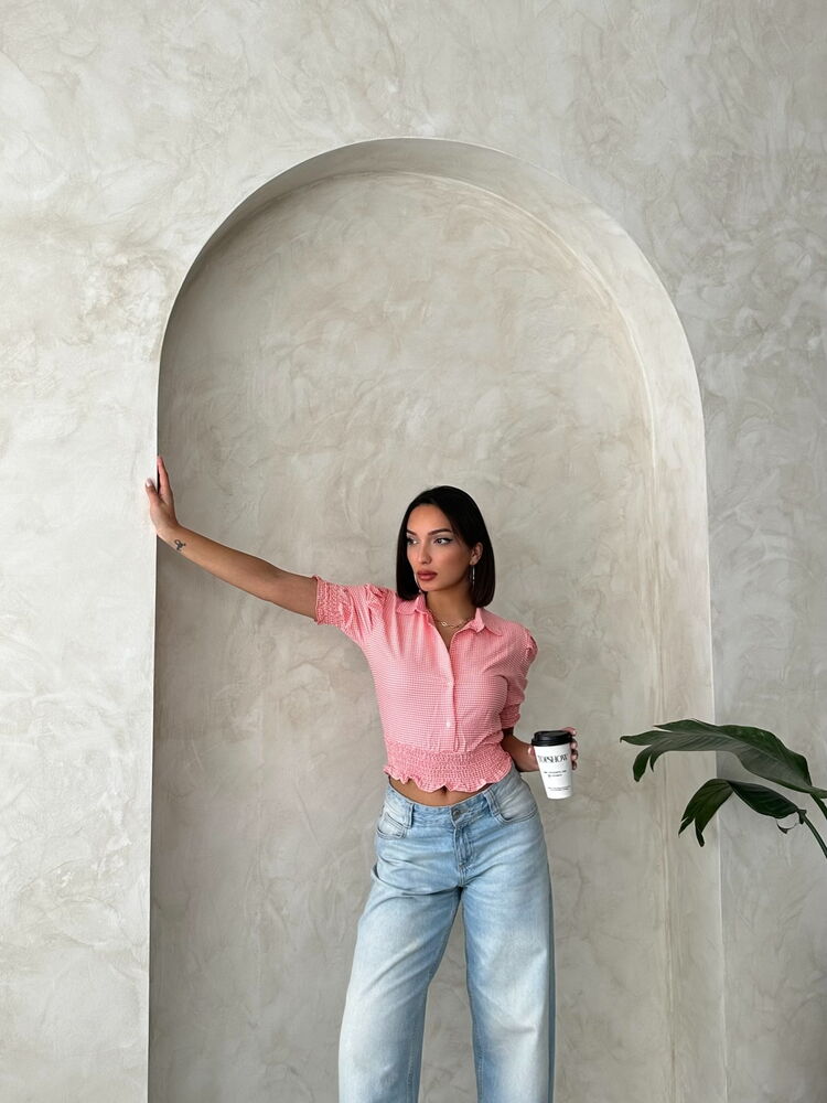 Gipe Detailed Pitikare Wholesale Shirt – Brand: Topshow – Women & Kids, Baby Clothes Wholesale – TheBS Women