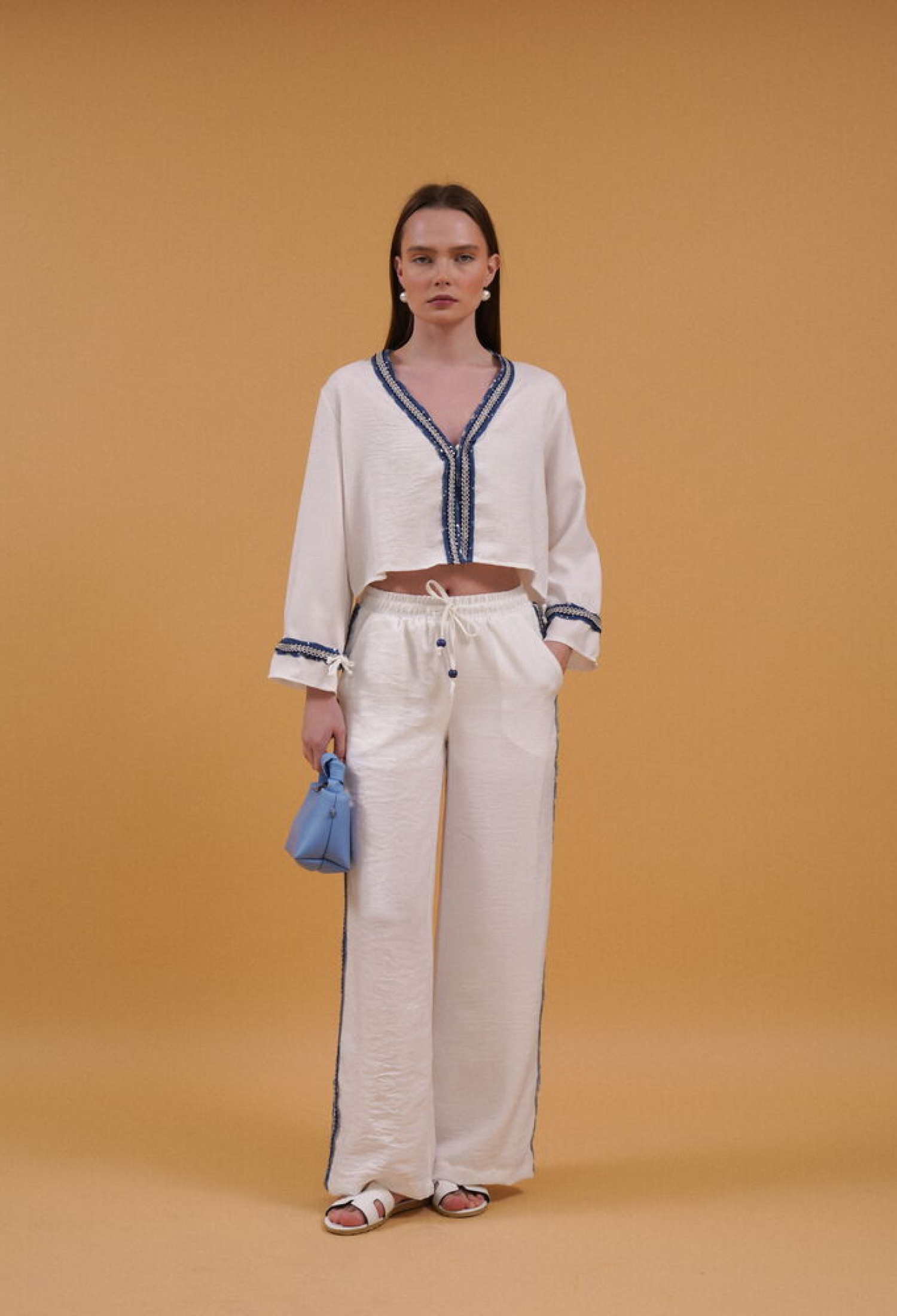 Denim Striped Shirt - Brand: Topshow - Women & Kids, Baby Clothes Wholesale - TheBS Women