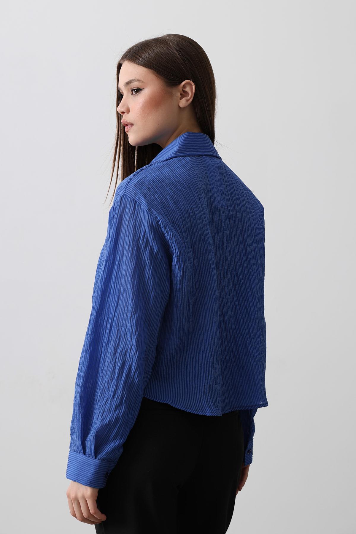 Tassel Pocket Detailed Short Shirt – – Brand: Reyon – Women & Kids, Baby Clothes Wholesale – TheBS Women