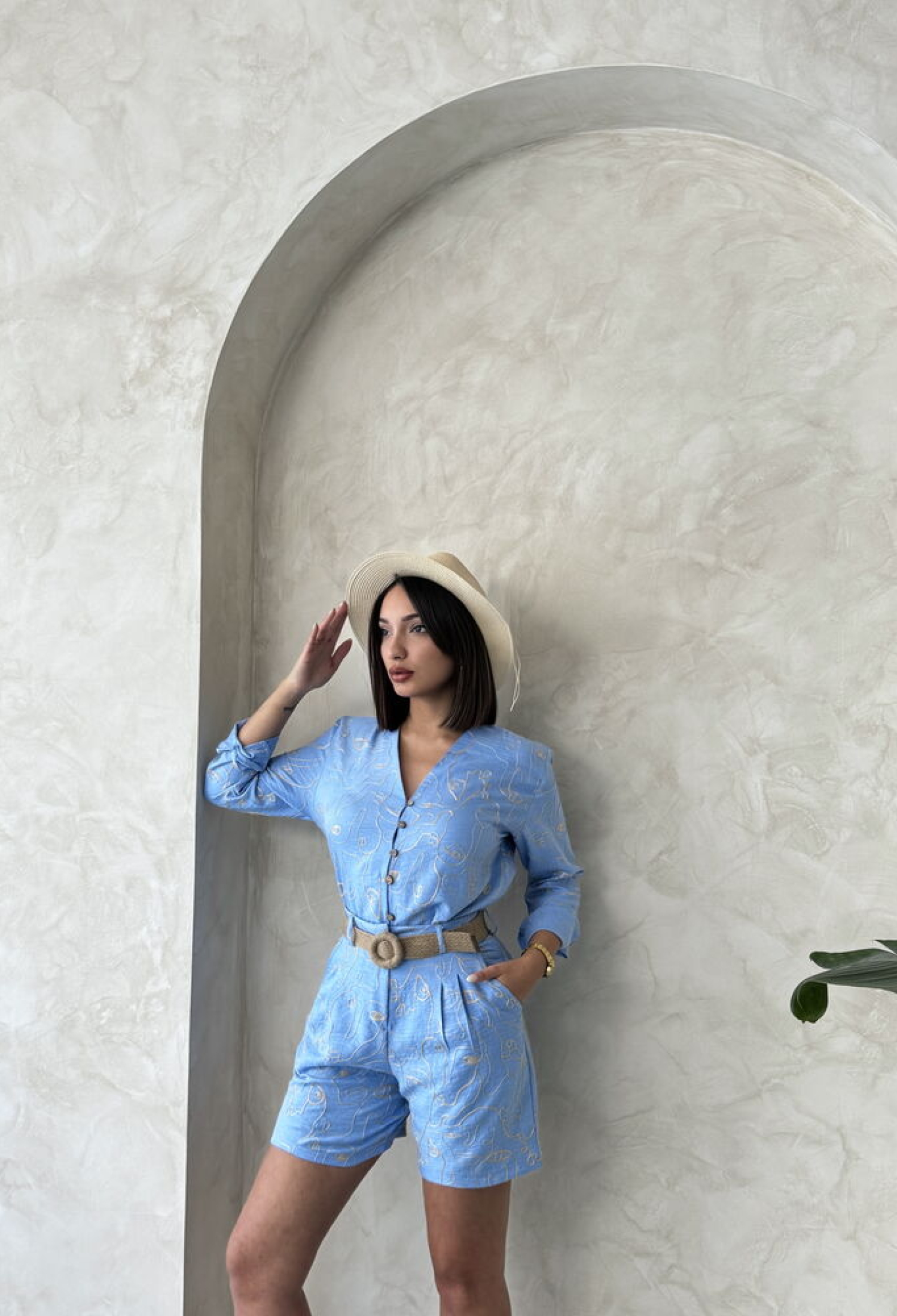 Embroidered Shorts - Light - Brand: Topshow - Women & Kids, Baby Clothes Wholesale - TheBS Women