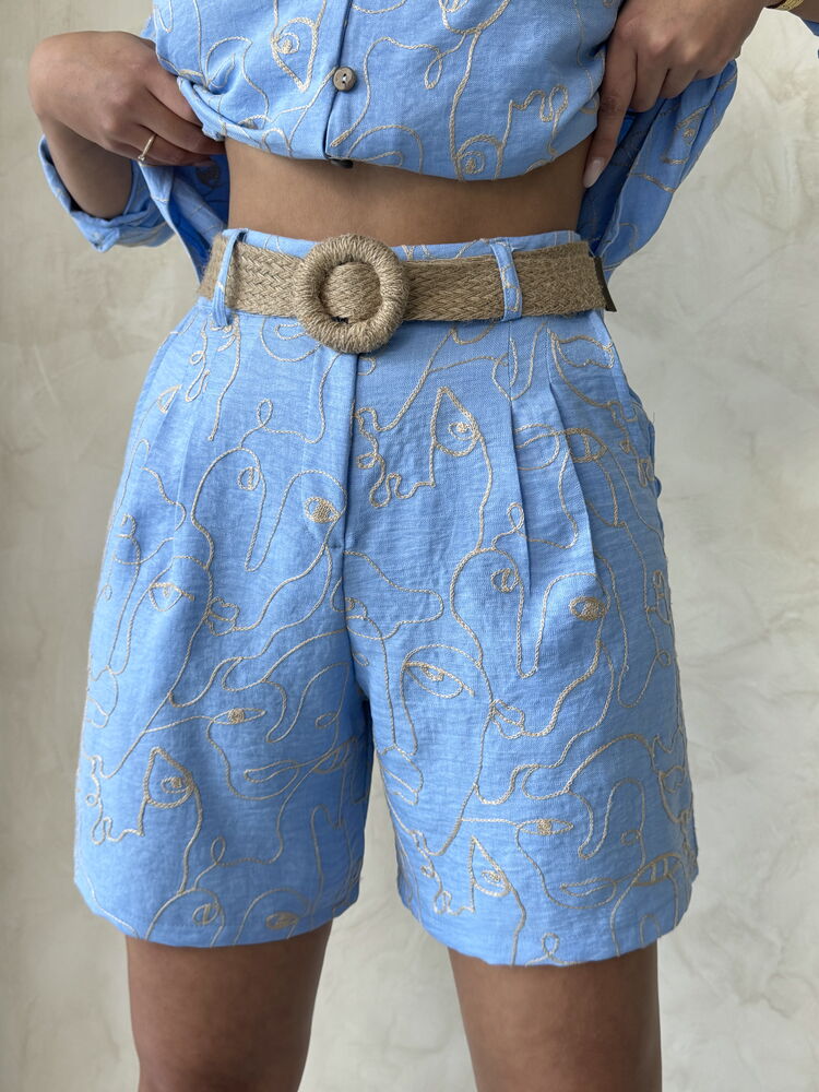 Embroidered Shorts – Light – Brand: Topshow – Women & Kids, Baby Clothes Wholesale – TheBS Women