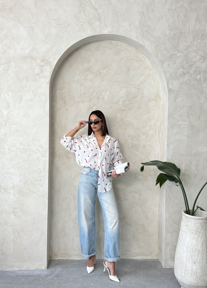 Embroidered Voile Shirt – Brand: Topshow – Women & Kids, Baby Clothes Wholesale – TheBS Women