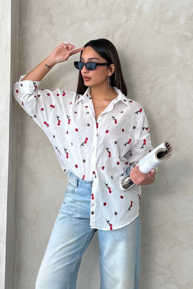 Embroidered Voile Shirt – Brand: Topshow – Women & Kids, Baby Clothes Wholesale – TheBS Women