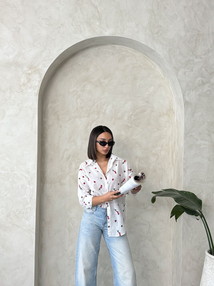 Embroidered Voile Shirt – Brand: Topshow – Women & Kids, Baby Clothes Wholesale – TheBS Women