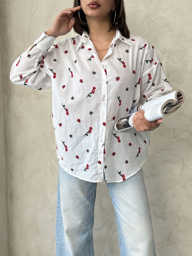 Embroidered Voile Shirt – Brand: Topshow – Women & Kids, Baby Clothes Wholesale – TheBS Women
