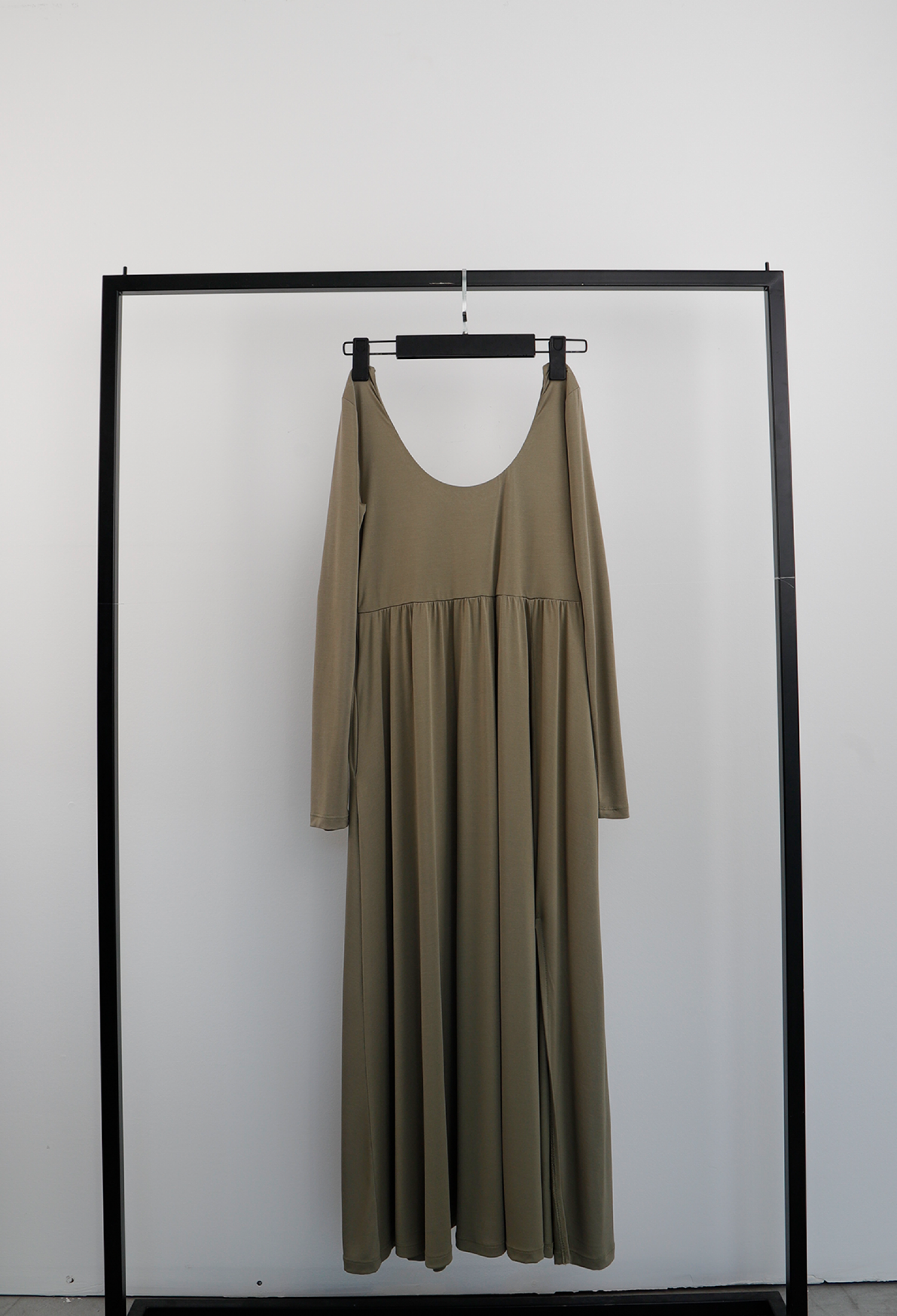 Modal Front Slit Dress - Brand: Cream Rouge - Women & Kids, Baby Clothes Wholesale - TheBS Women