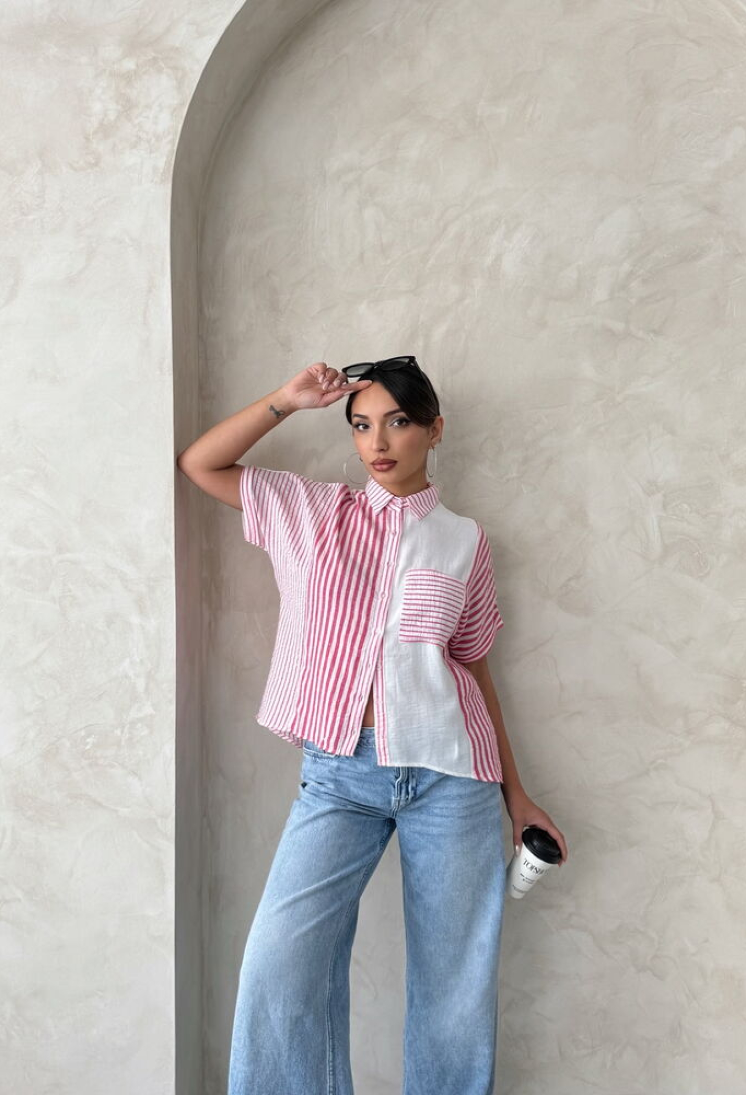 Piece Striped Wholesale Shirt - Brand: Topshow - Women & Kids, Baby Clothes Wholesale - TheBS Women