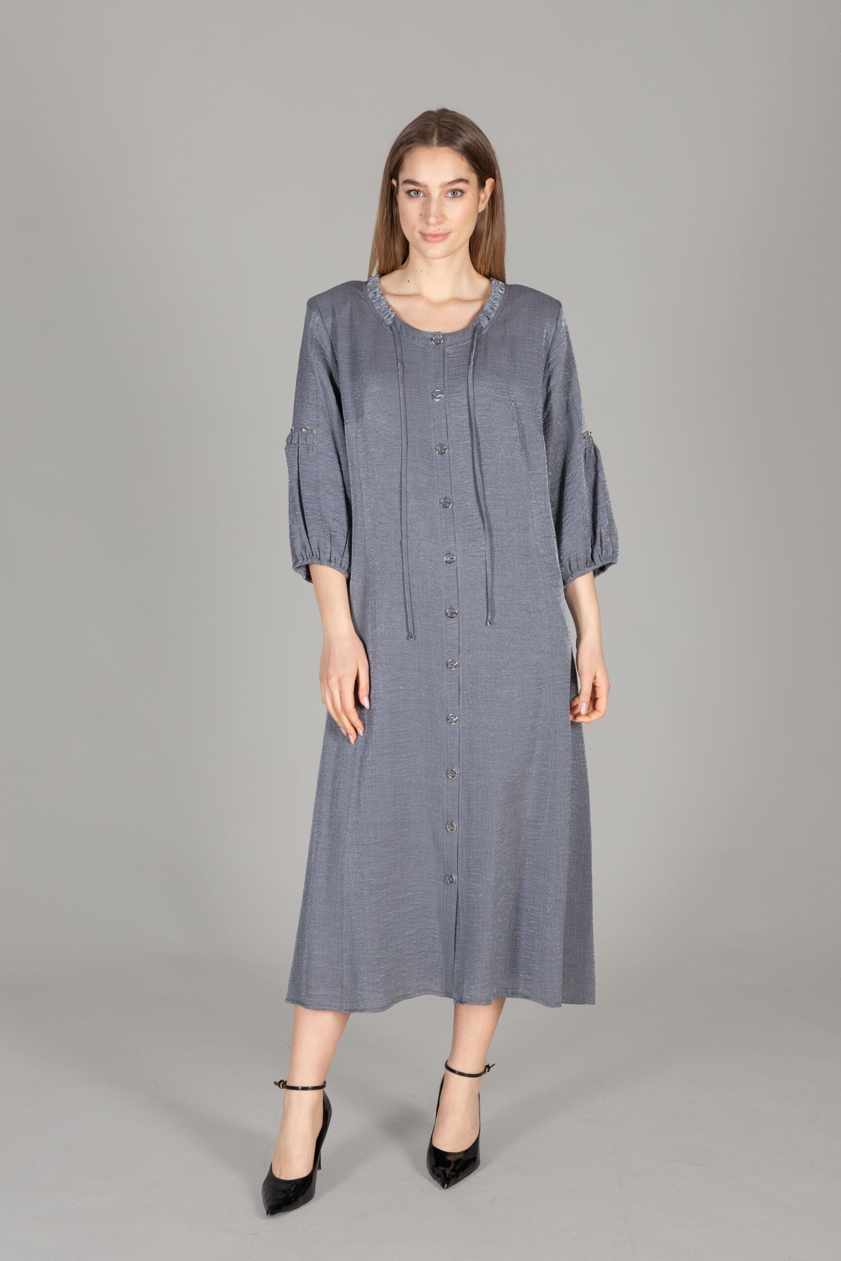 Round Neck Glitter Dress – Brand: GUMANIZE – Women & Kids, Baby Clothes Wholesale – TheBS Women