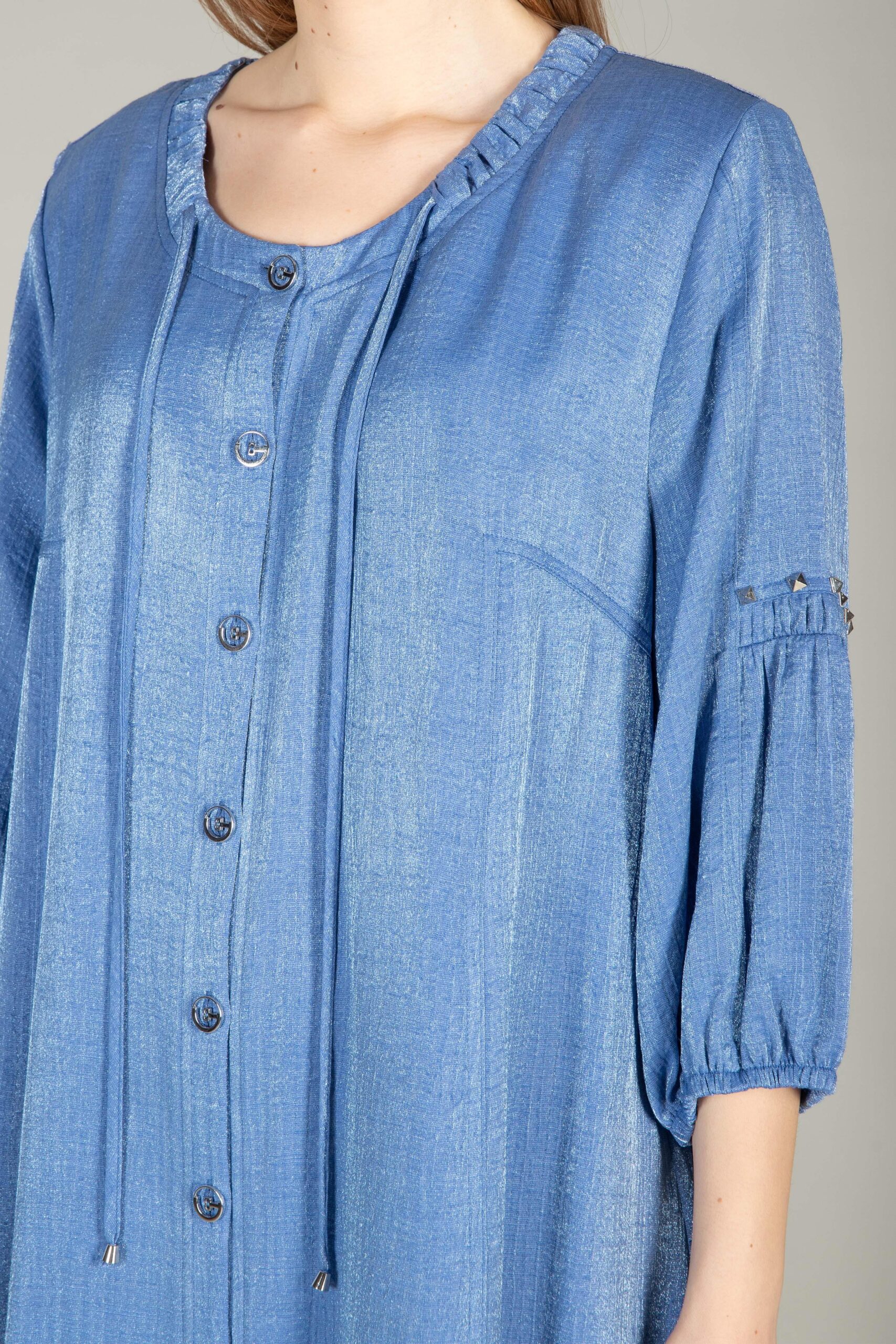 Round Neck Glitter Dress – Brand: GUMANIZE – Women & Kids, Baby Clothes Wholesale – TheBS Women