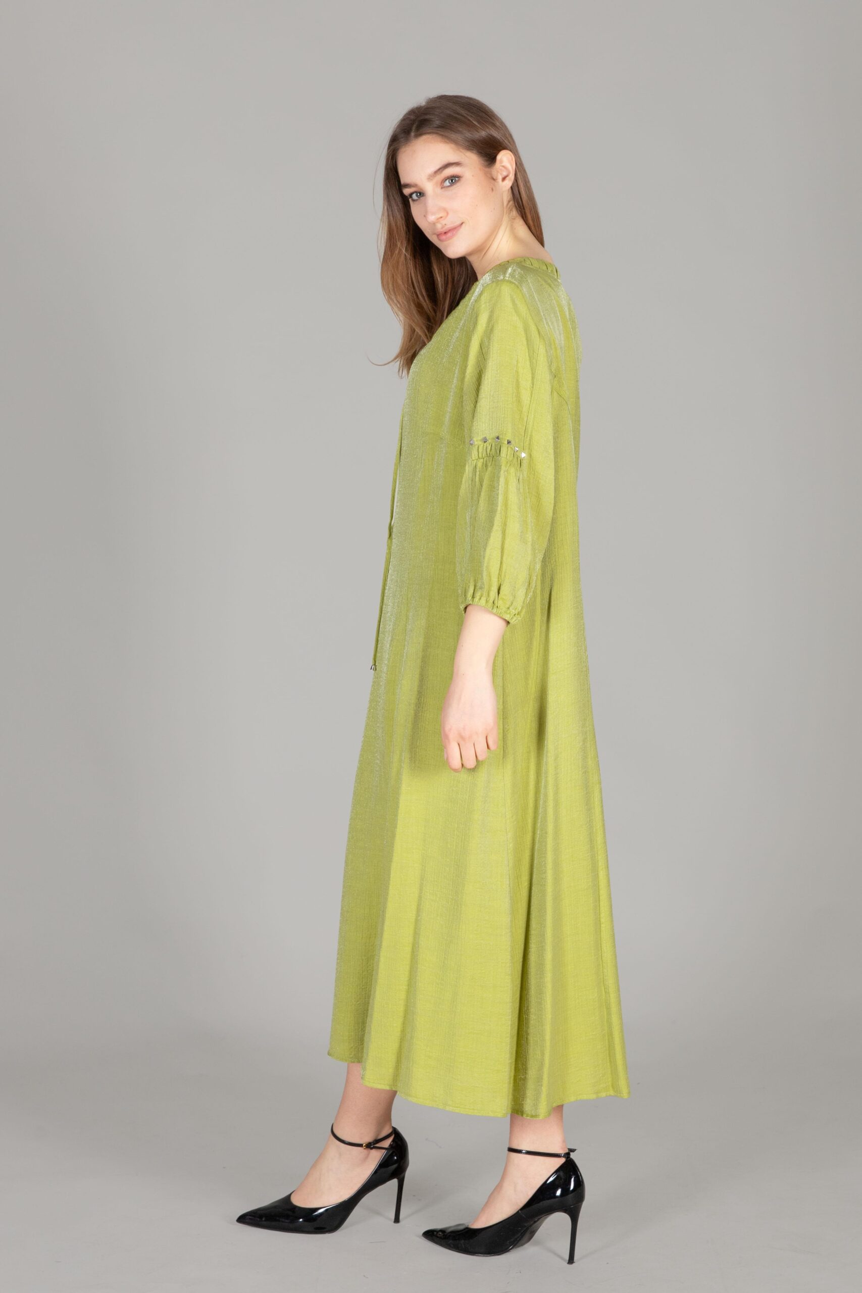 Round Neck Glitter Dress – Brand: GUMANIZE – Women & Kids, Baby Clothes Wholesale – TheBS Women