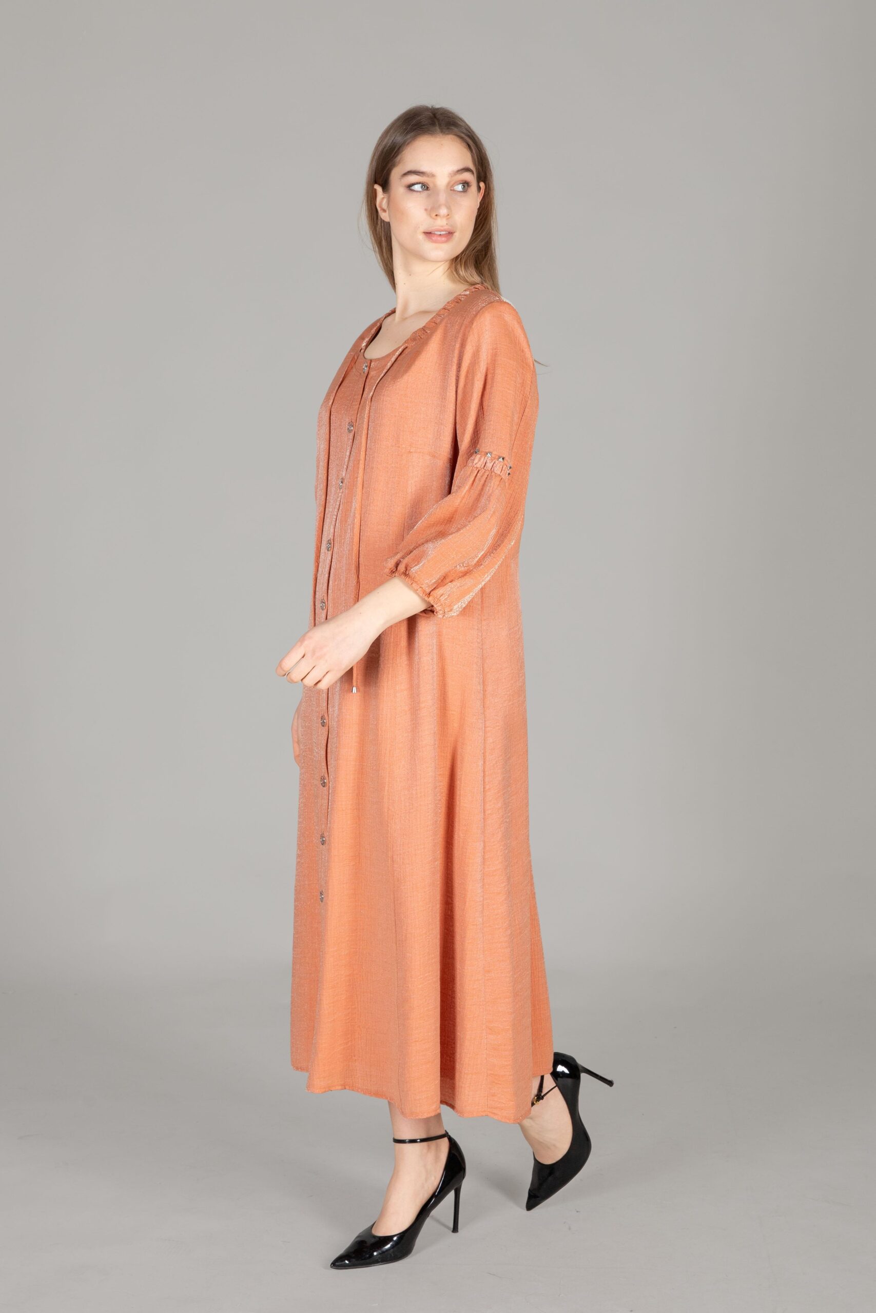 Round Neck Glitter Dress – Brand: GUMANIZE – Women & Kids, Baby Clothes Wholesale – TheBS Women