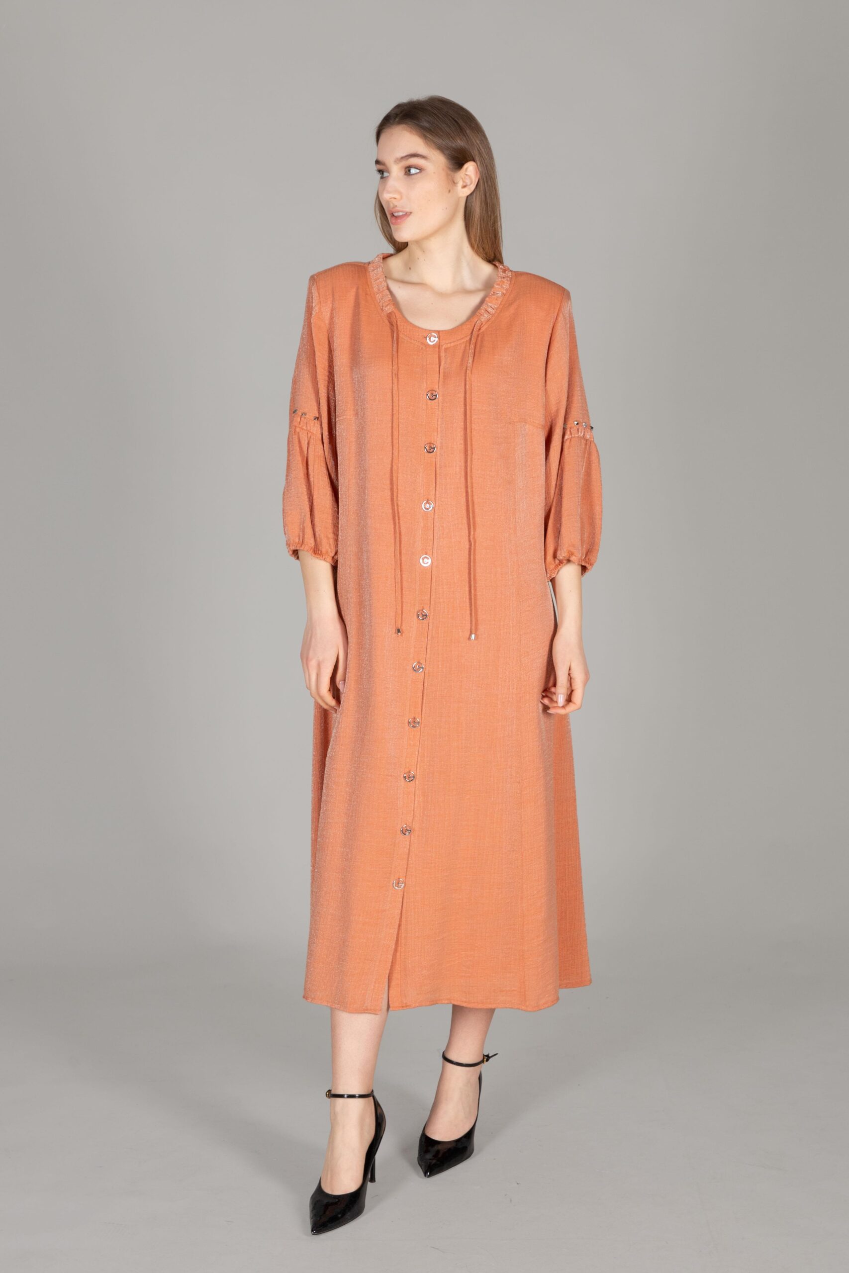 Round Neck Glitter Dress – Brand: GUMANIZE – Women & Kids, Baby Clothes Wholesale – TheBS Women