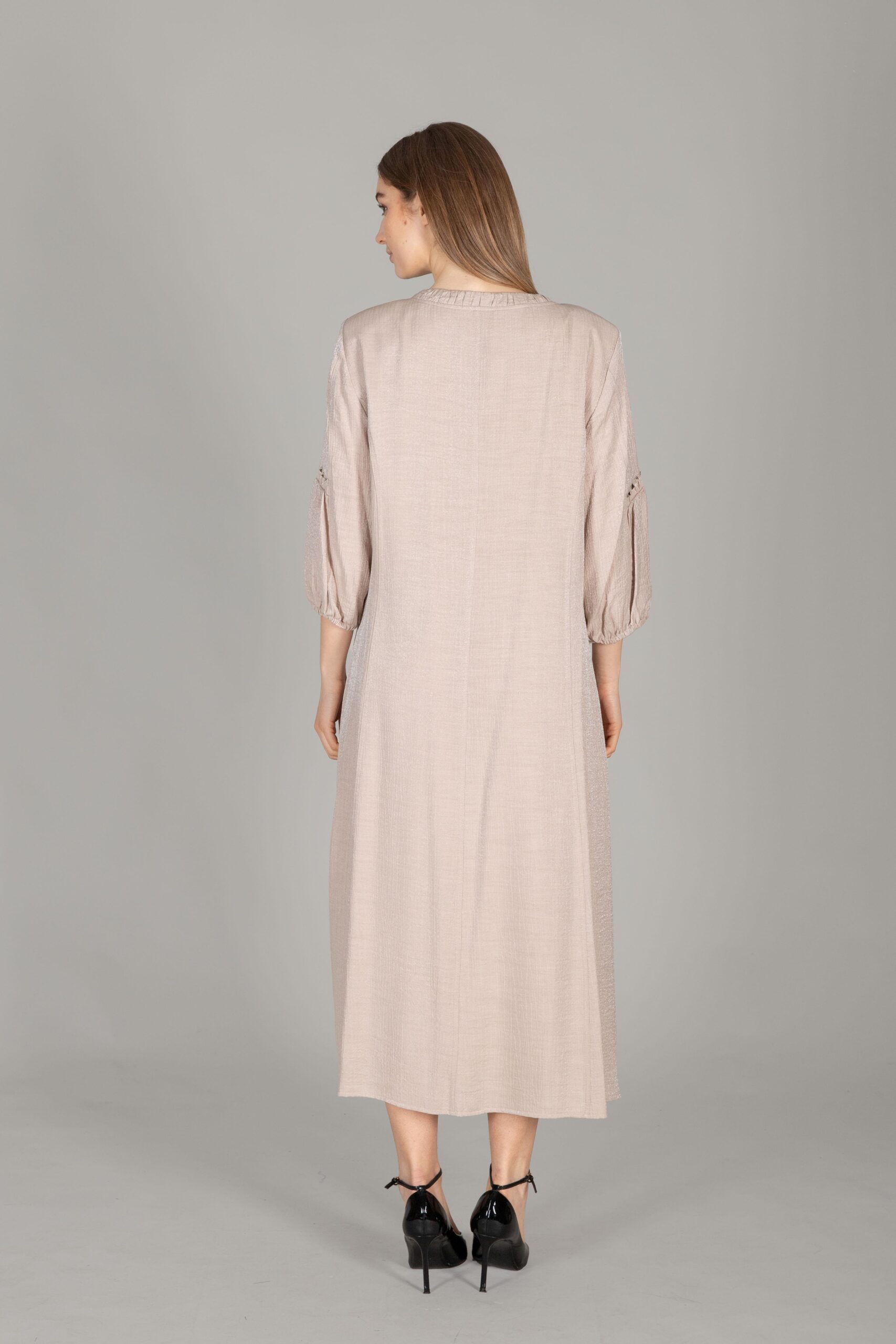 Round Neck Glitter Dress – Brand: GUMANIZE – Women & Kids, Baby Clothes Wholesale – TheBS Women