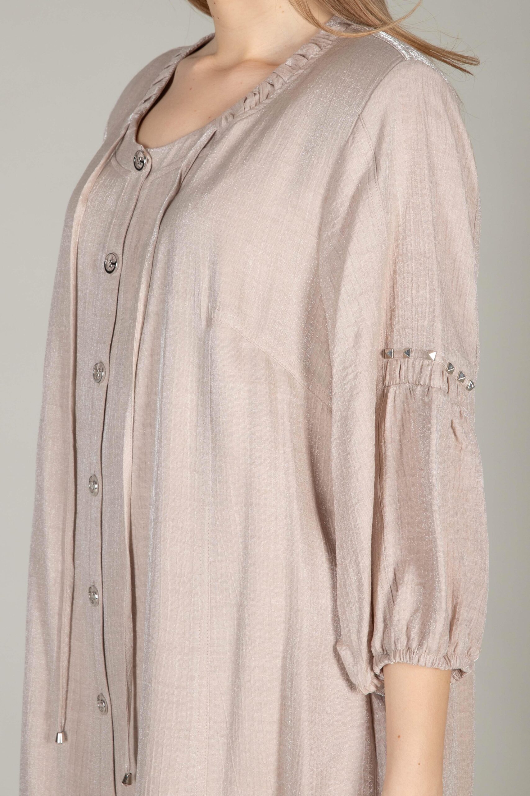 Round Neck Glitter Dress – Brand: GUMANIZE – Women & Kids, Baby Clothes Wholesale – TheBS Women