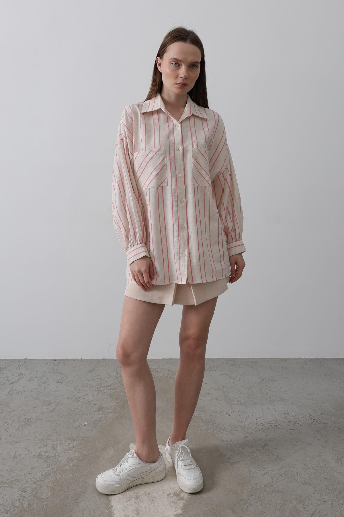 Shirt – – Beige – Brand: Reyon – Women & Kids, Baby Clothes Wholesale – TheBS Women