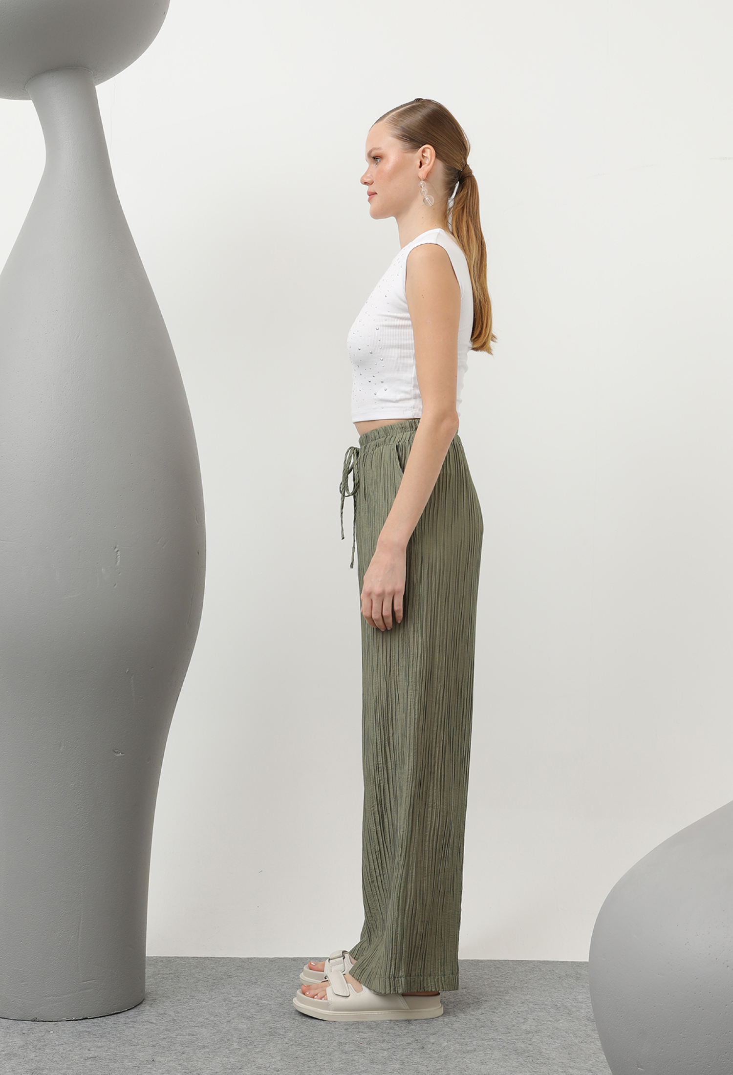 Basic Elastic Pants - Brand: SOUL - Women & Kids, Baby Clothes Wholesale - TheBS Women