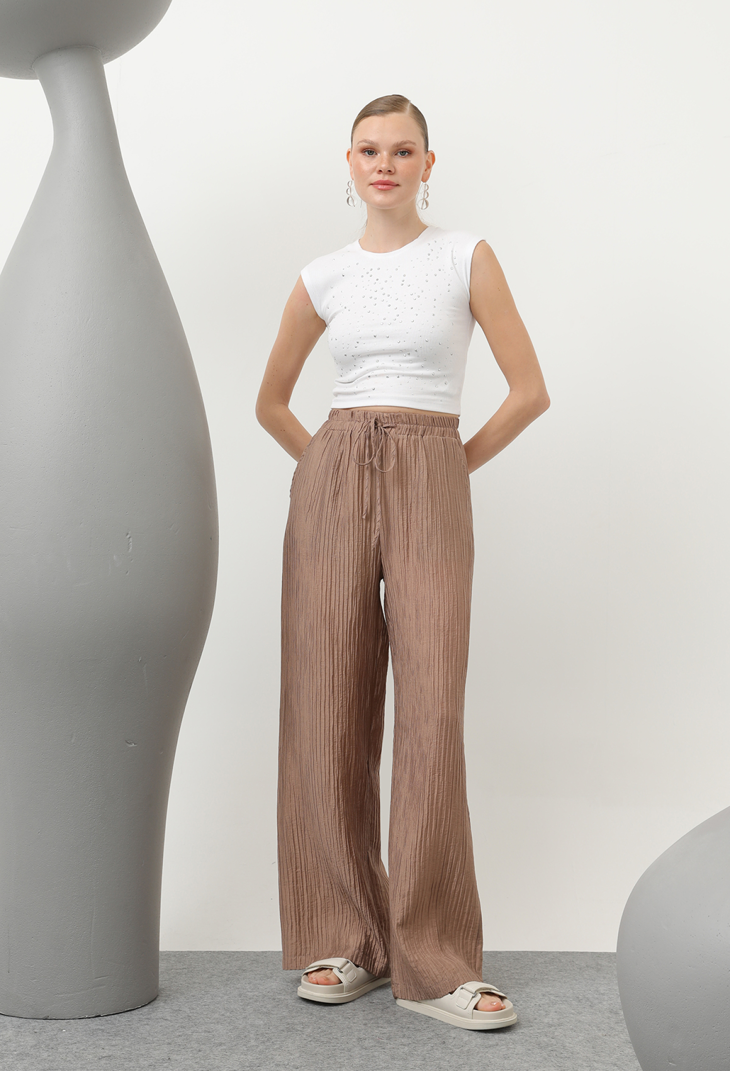 Basic Elastic Pants - Brand: SOUL - Women & Kids, Baby Clothes Wholesale - TheBS Women