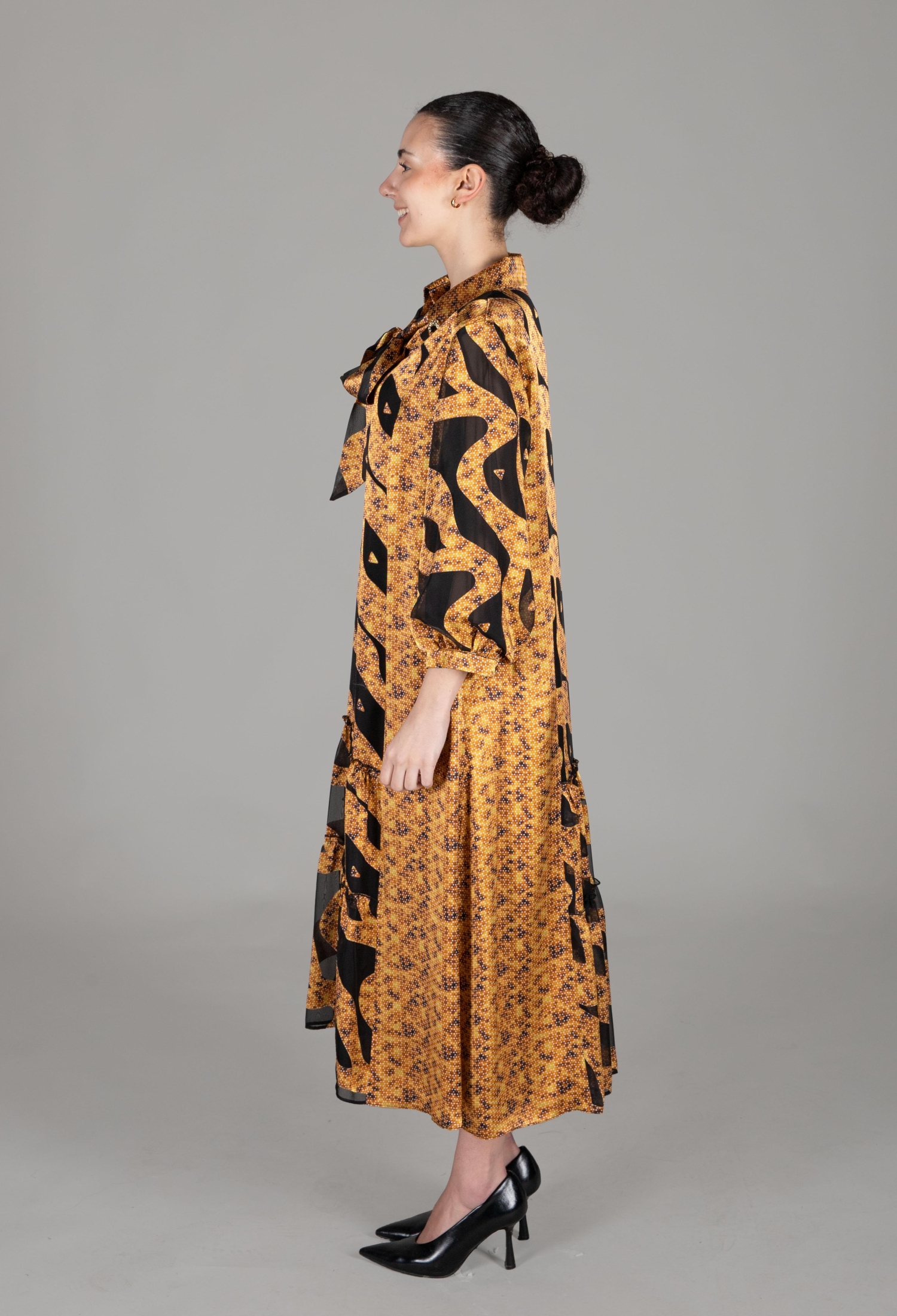 Y Neck Scarf Dress - Multicolor - Brand: GUMANIZE - Women & Kids, Baby Clothes Wholesale - TheBS Women