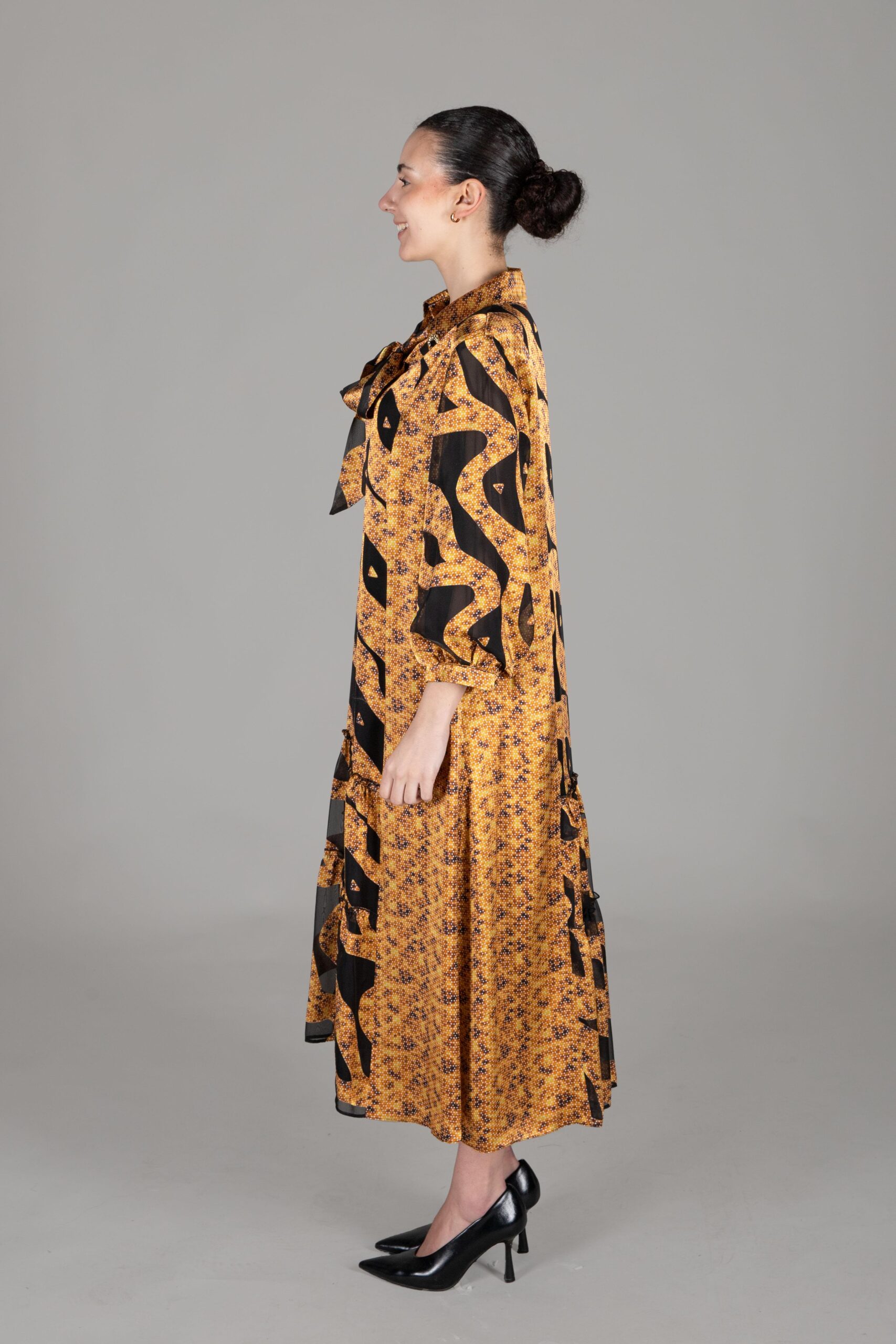 Y Neck Scarf Dress – Multicolor – Brand: GUMANIZE – Women & Kids, Baby Clothes Wholesale – TheBS Women