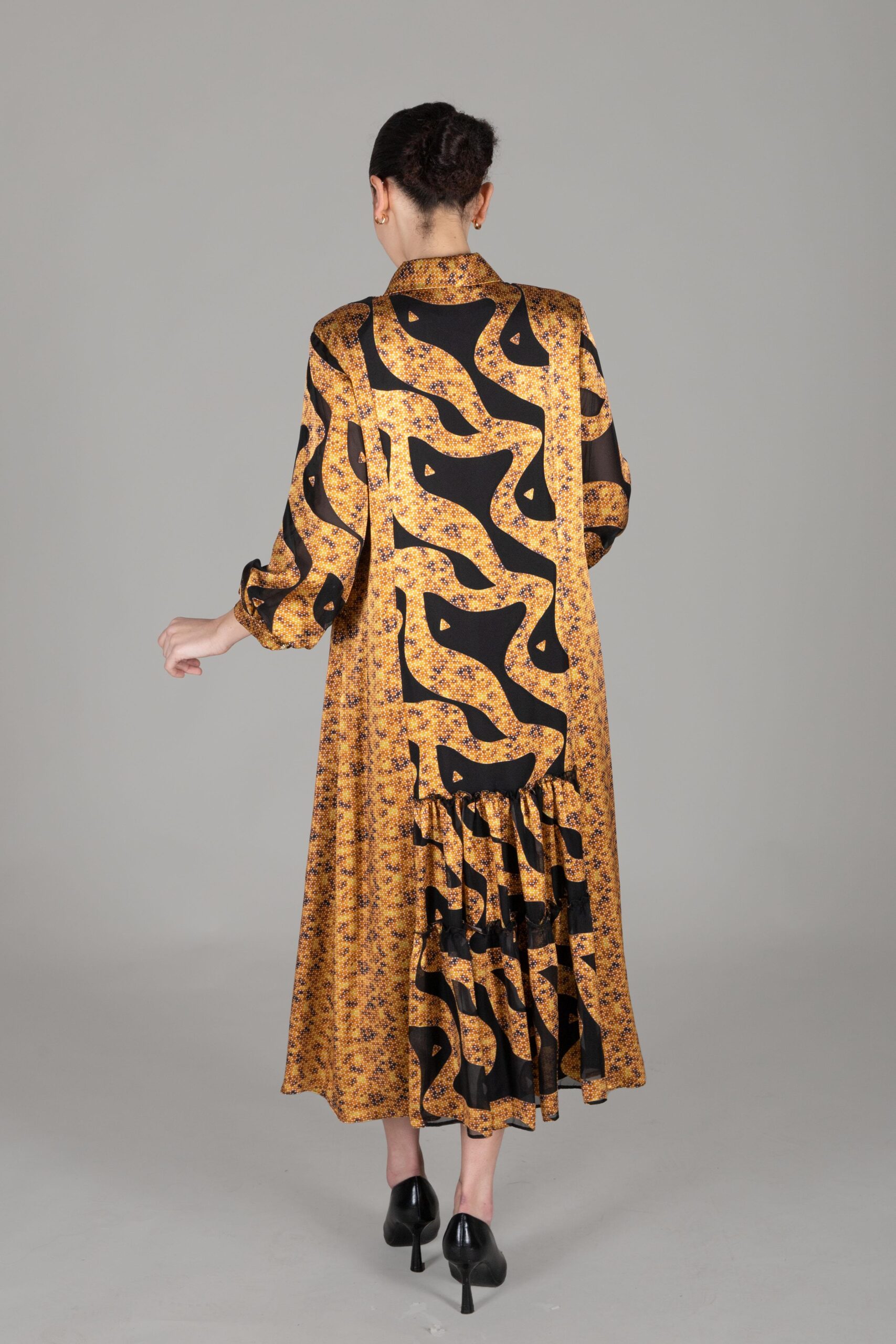 Y Neck Scarf Dress – Multicolor – Brand: GUMANIZE – Women & Kids, Baby Clothes Wholesale – TheBS Women