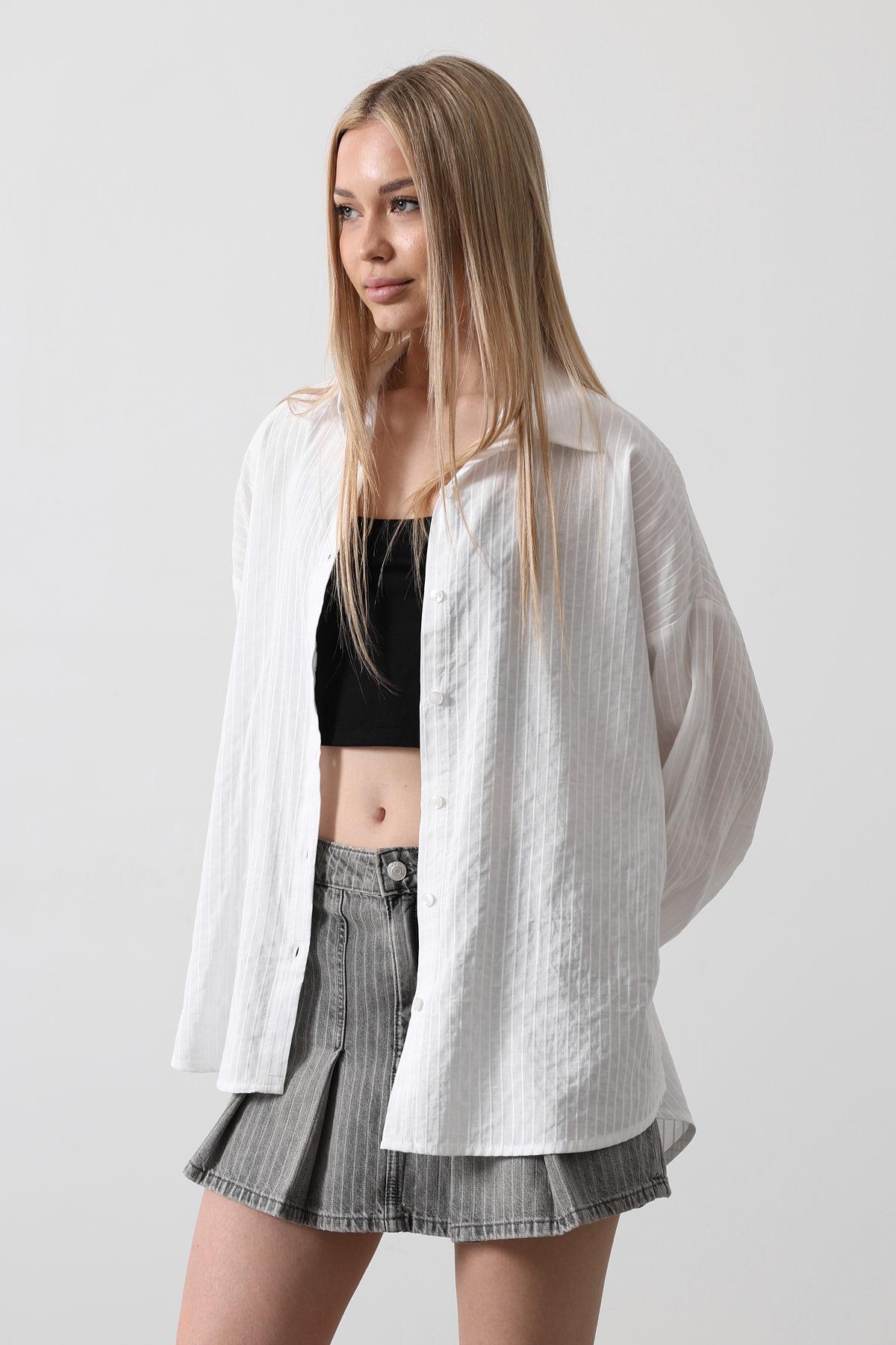 Striped Long Sleeve Shirt – Brand: Reyon – Women & Kids, Baby Clothes Wholesale – TheBS Women