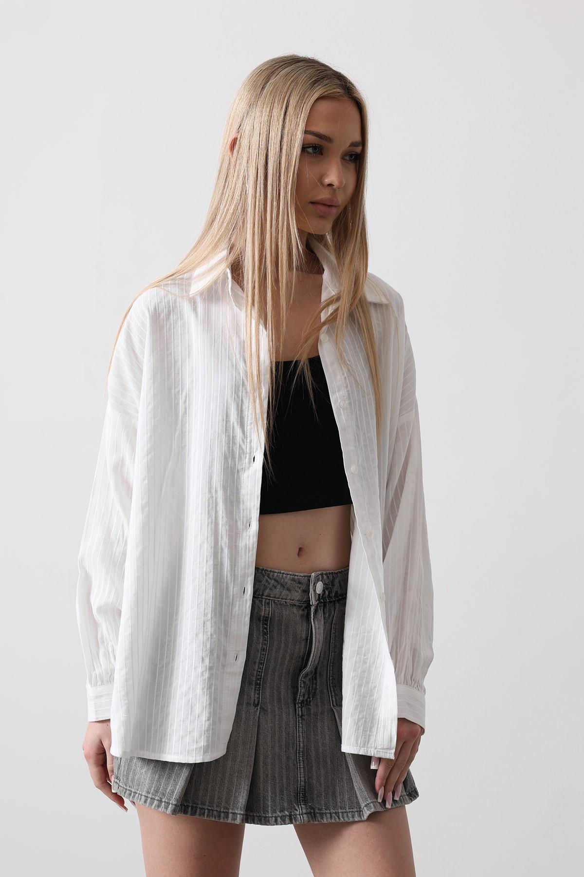 Striped Long Sleeve Shirt – Brand: Reyon – Women & Kids, Baby Clothes Wholesale – TheBS Women