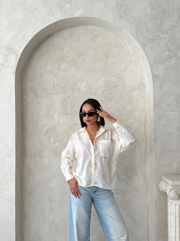 Embroidered Shirt - Light - Brand: Topshow - Women & Kids, Baby Clothes Wholesale - TheBS Women