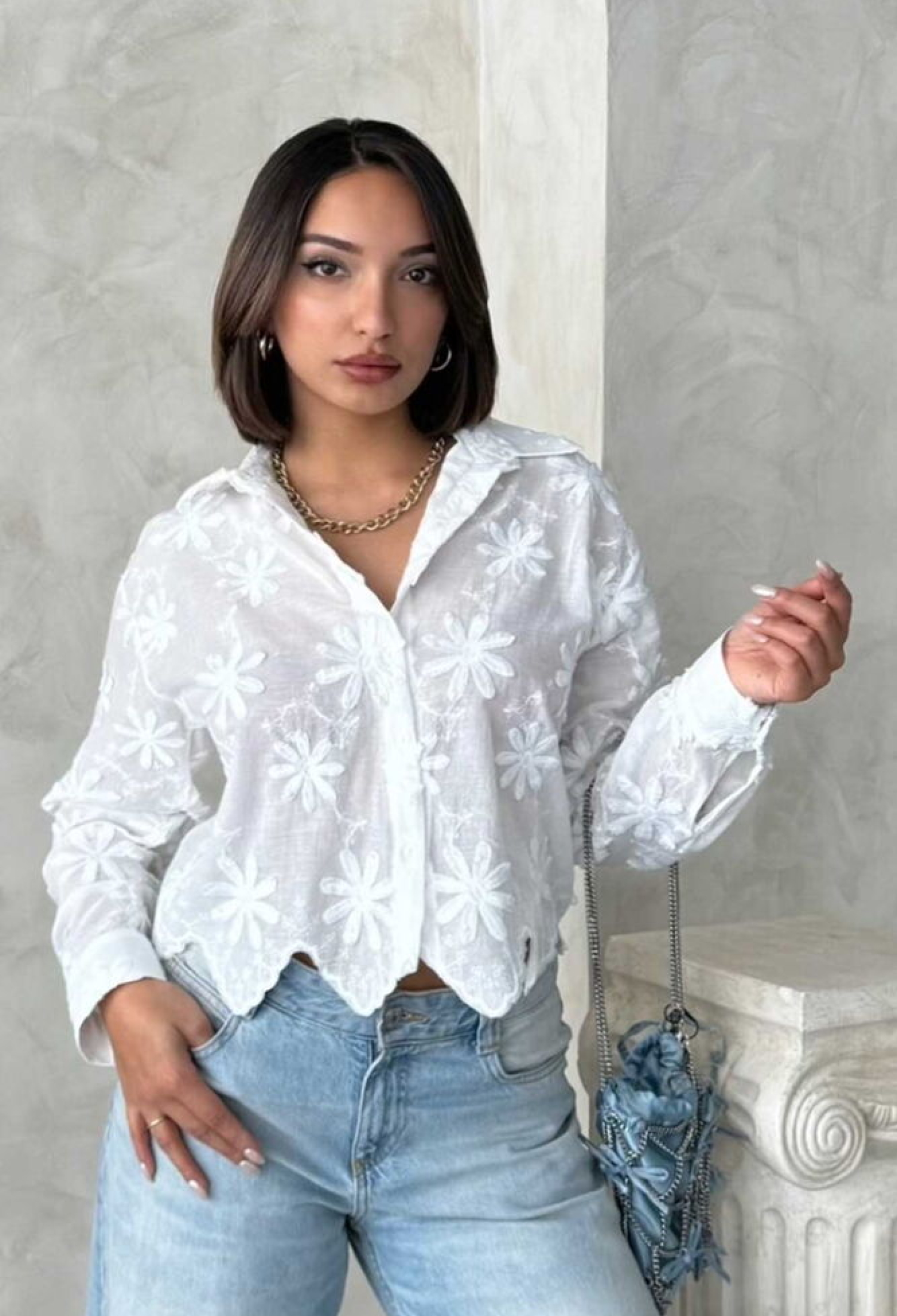 Embroidered Shirt - Brand: Topshow - Women & Kids, Baby Clothes Wholesale - TheBS Women