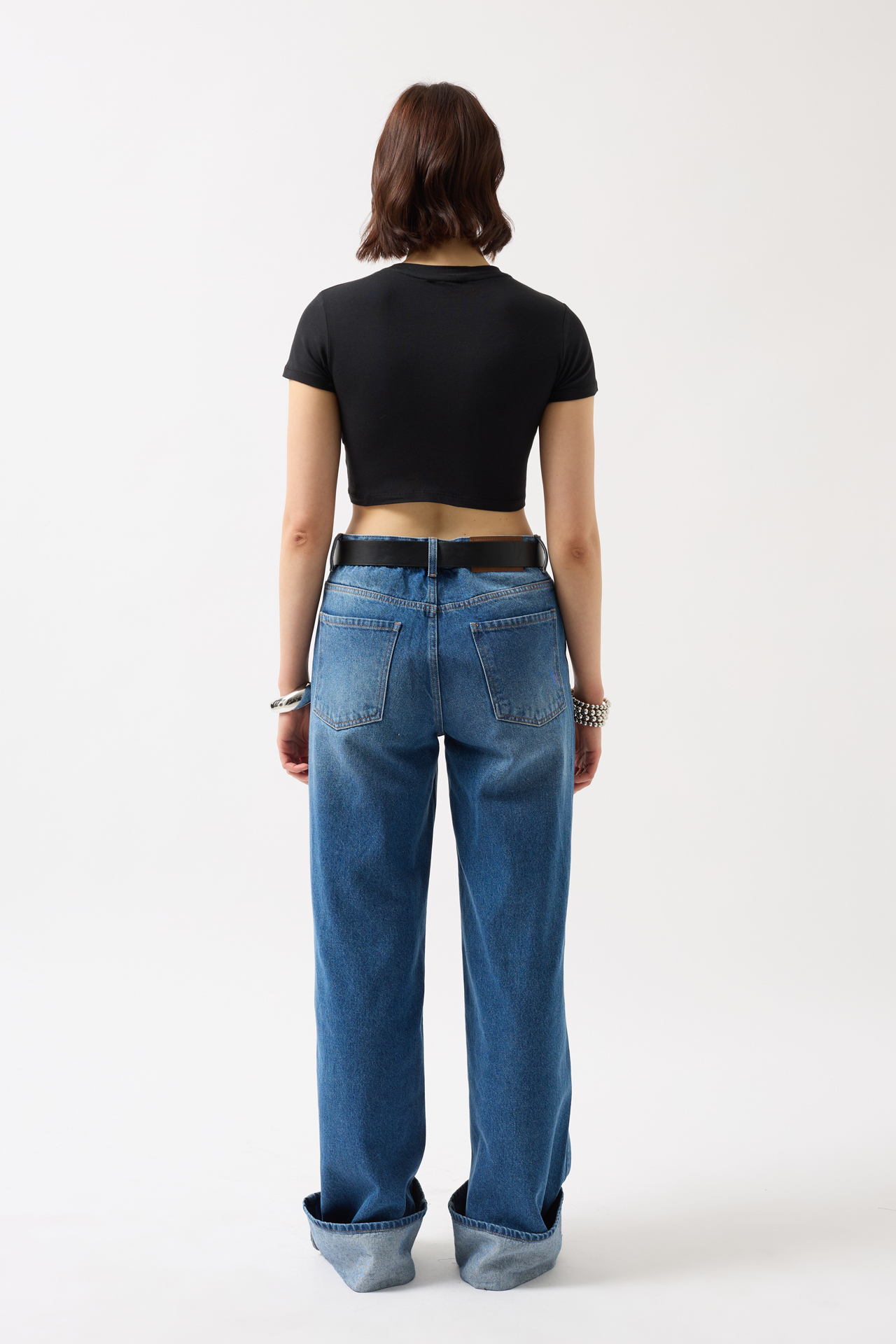 Lycra Basic Crop Tshirt – Brand: Black Fashion – Women & Kids, Baby Clothes Wholesale – TheBS Women