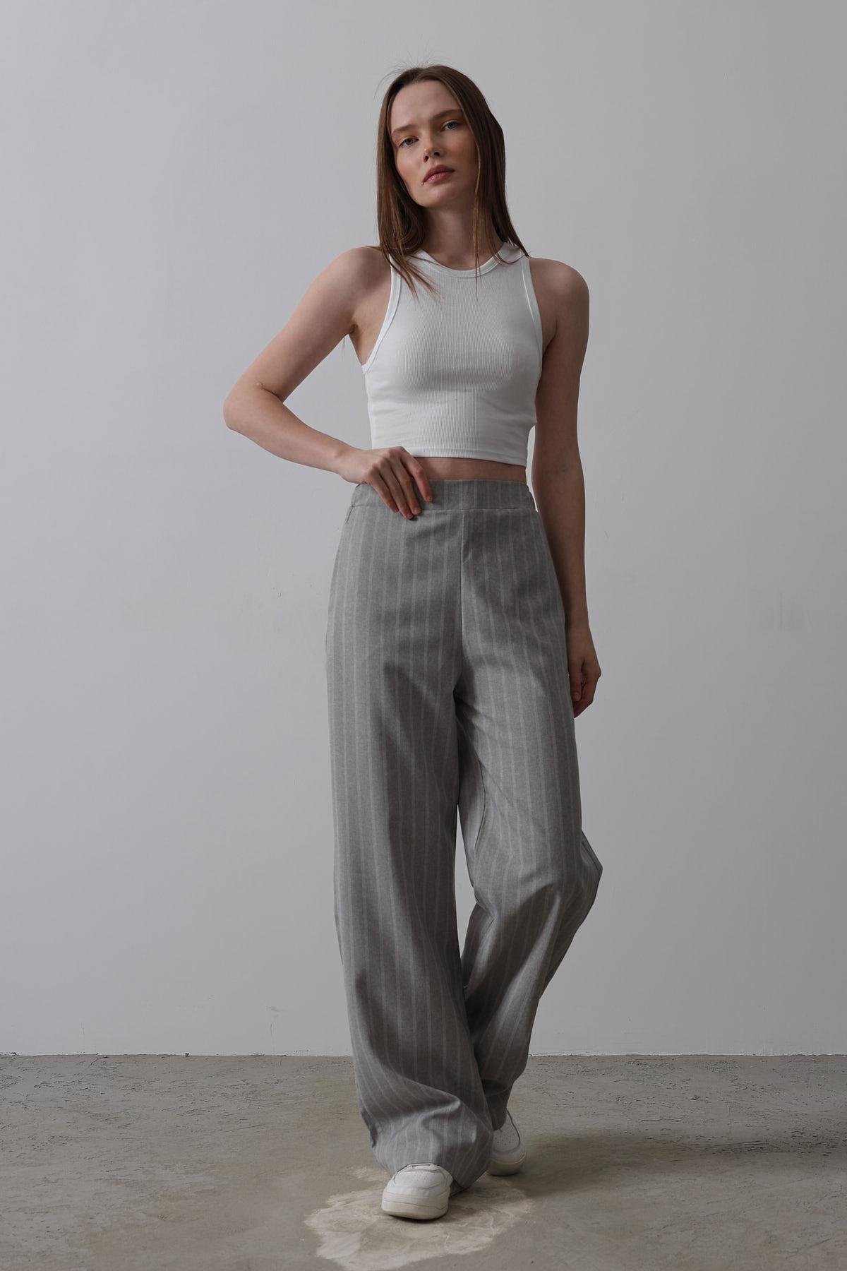 Half-Elastic Waist Palazzo Pants - Brand: Reyon - Women & Kids, Baby Clothes Wholesale - TheBS Women