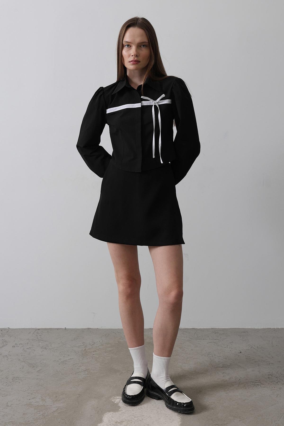 Front Contrast Bow Shirt – Brand: Reyon – Women & Kids, Baby Clothes Wholesale – TheBS Women