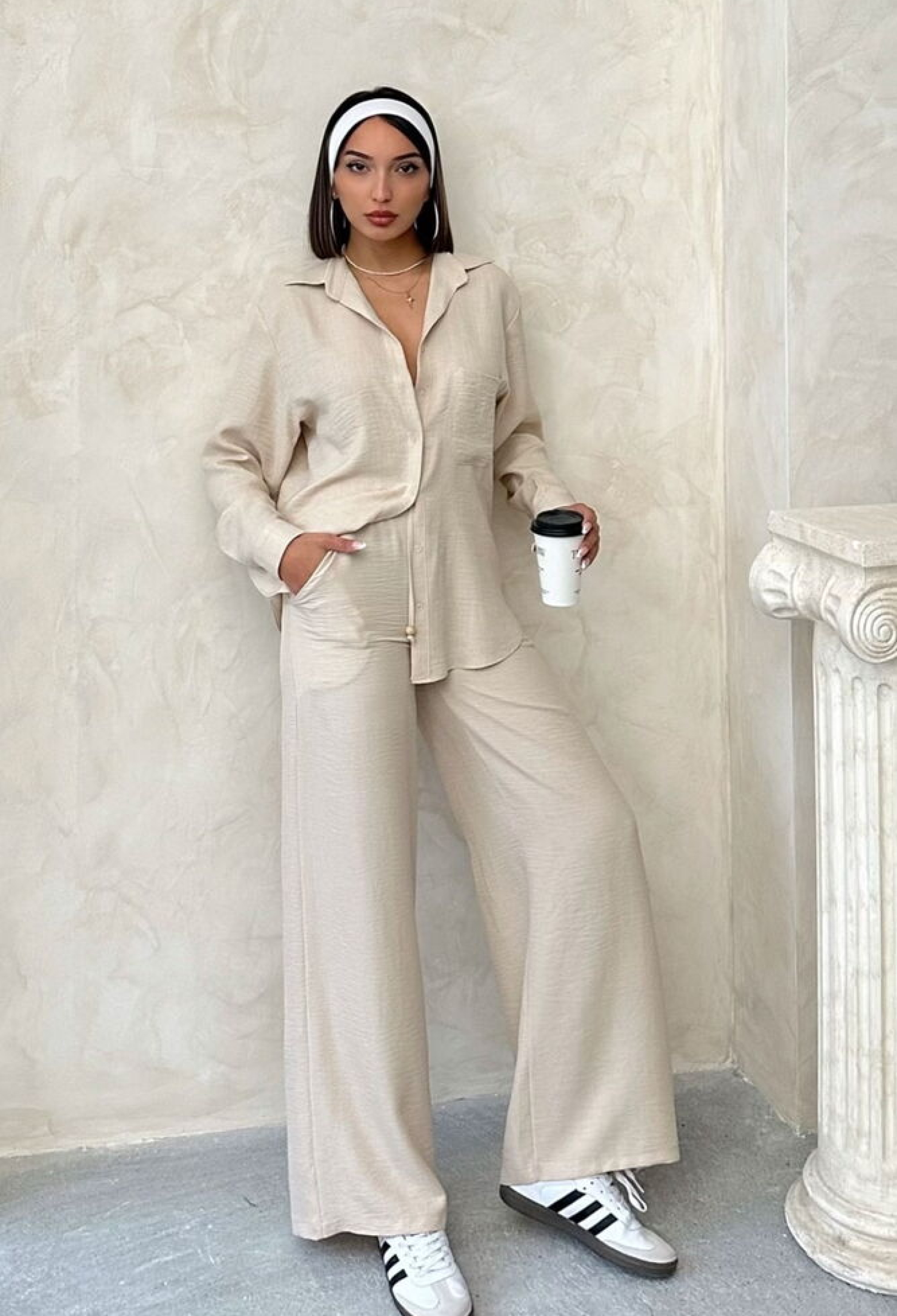 Linen Trousers - Brand: Topshow - Women & Kids, Baby Clothes Wholesale - TheBS Women