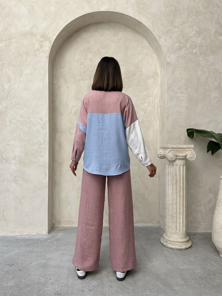 Powder Linen Trousers – Brand: Topshow – Women & Kids, Baby Clothes Wholesale – TheBS Women