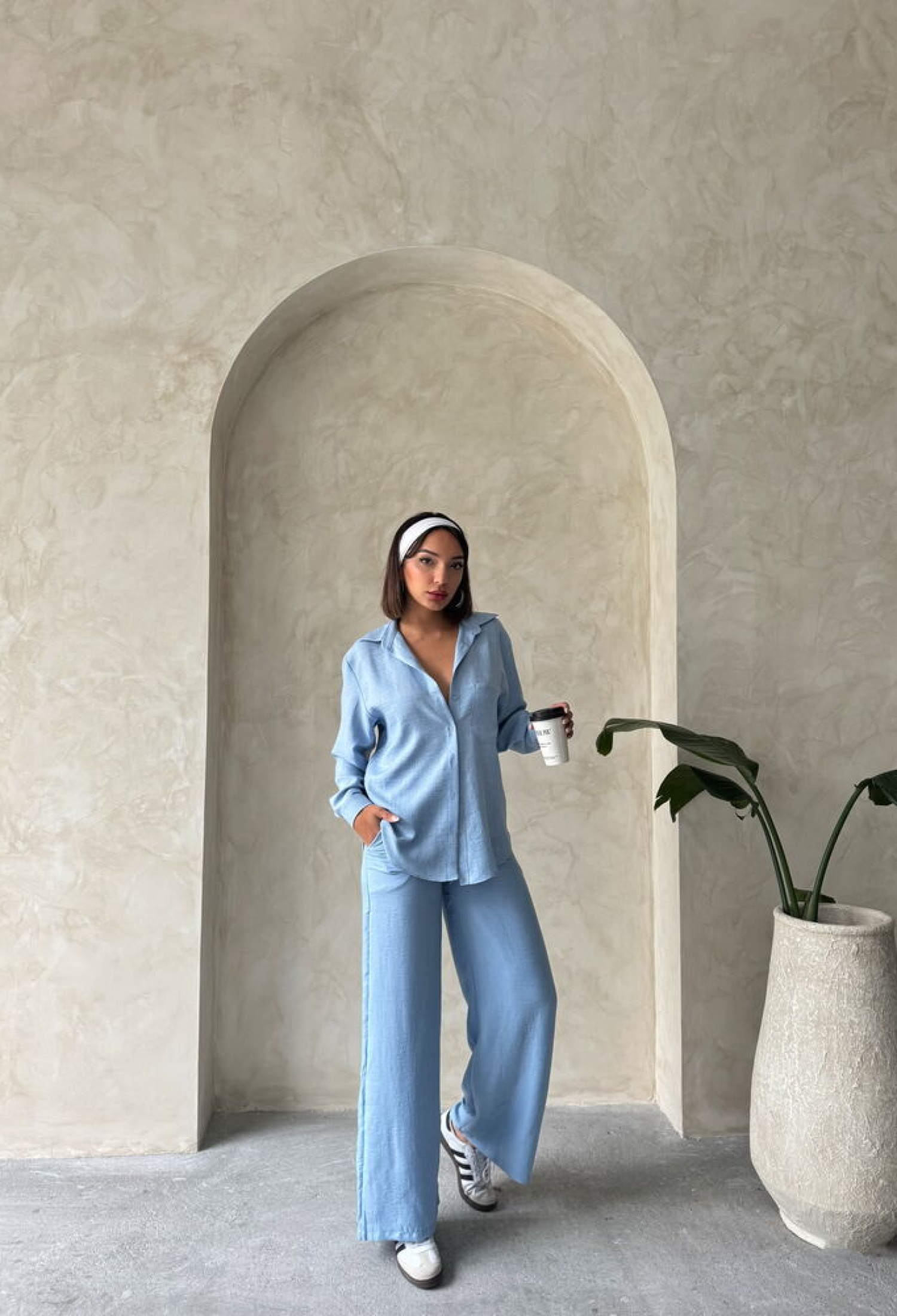 Linen Trousers - Brand: Topshow - Women & Kids, Baby Clothes Wholesale - TheBS Women