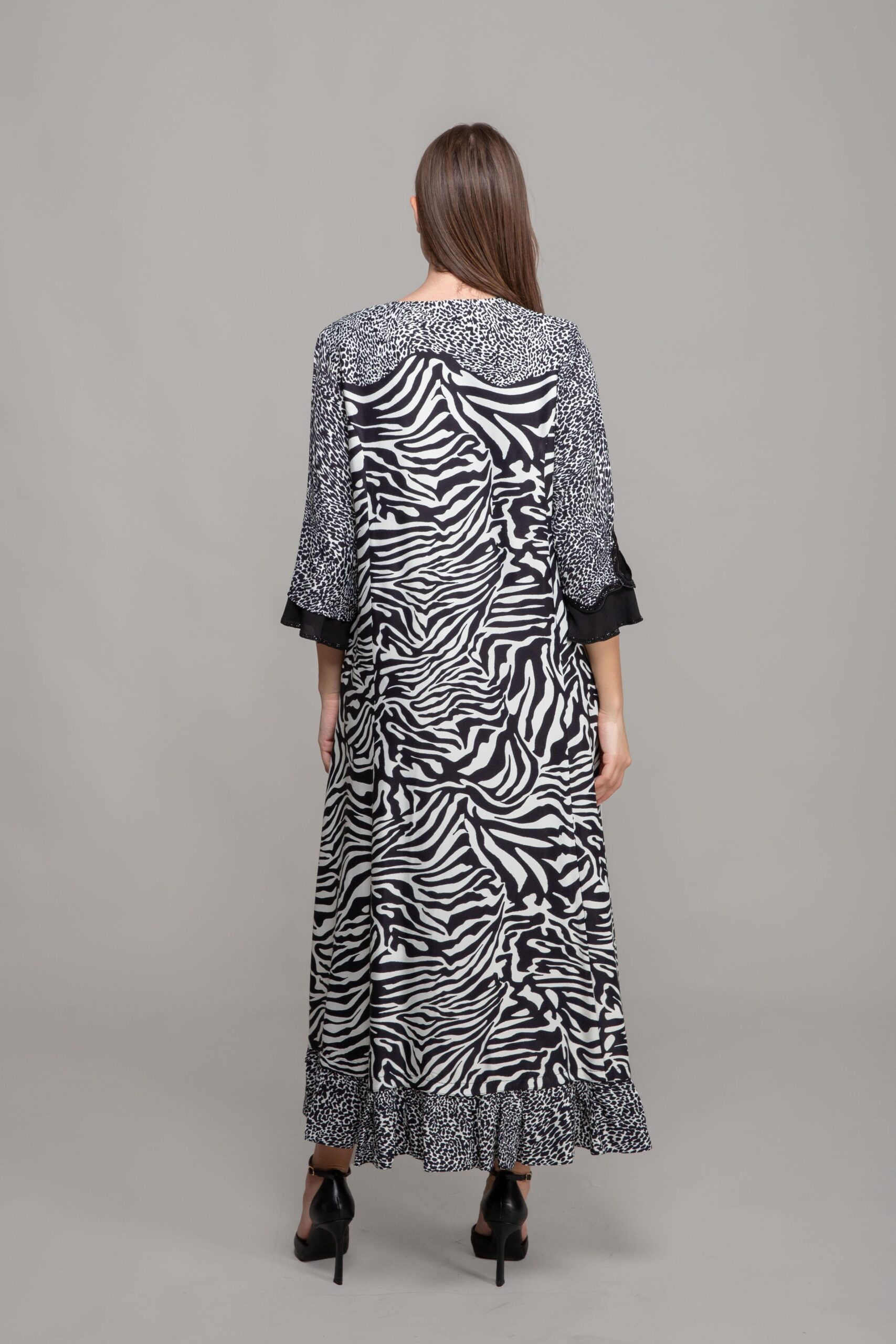 Round Neck Satin Empirme Dress - Brand: GUMANIZE - Women & Kids, Baby Clothes Wholesale - TheBS Women Round Neck Satin Empirme Dress - Brand: GUMANIZE - Women & Kids, Baby Clothes Wholesale - TheBS Women