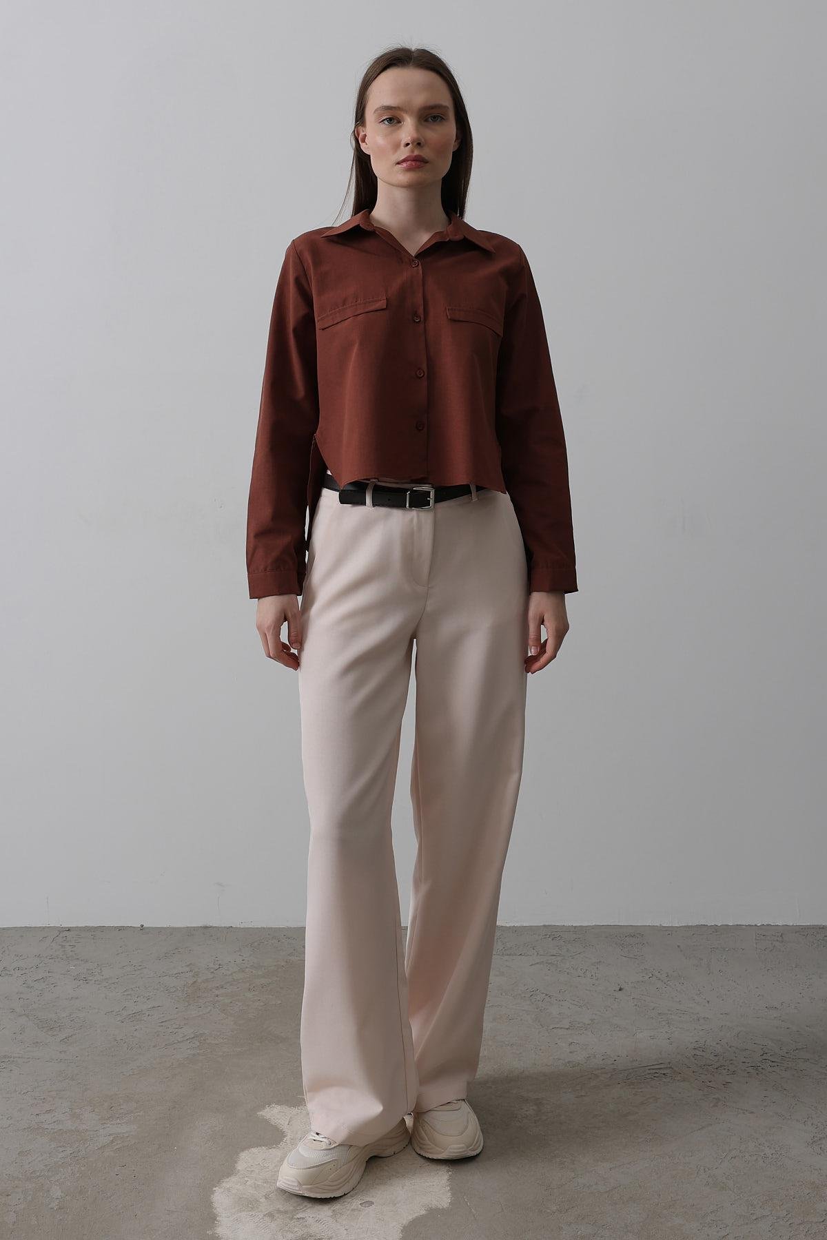 Belted Palazzo Pants – Powder – Brand: Reyon – Women & Kids, Baby Clothes Wholesale – TheBS Women