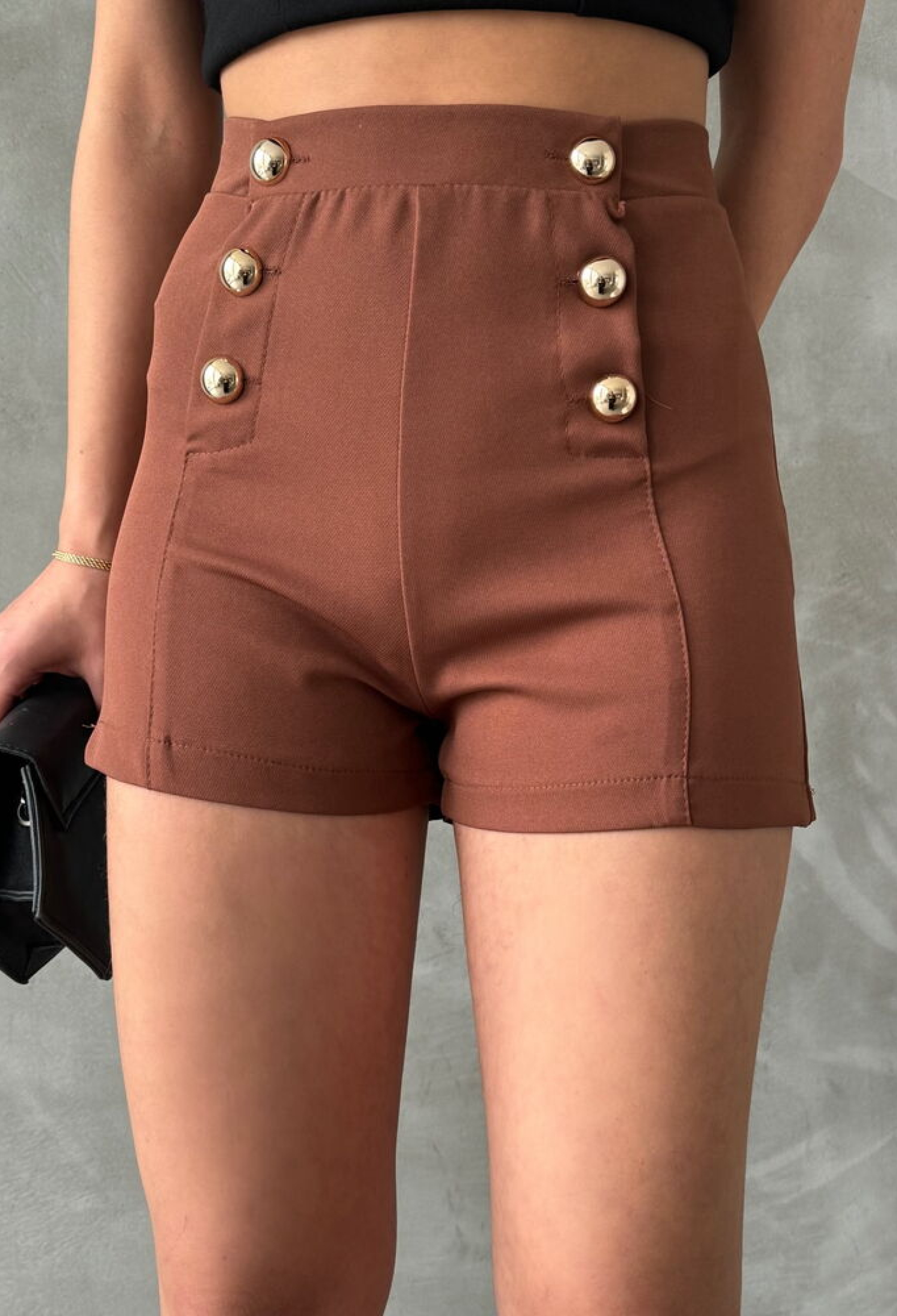 Ornamental Buttoned Shorts - Brand: Topshow - Women & Kids, Baby Clothes Wholesale - TheBS Women