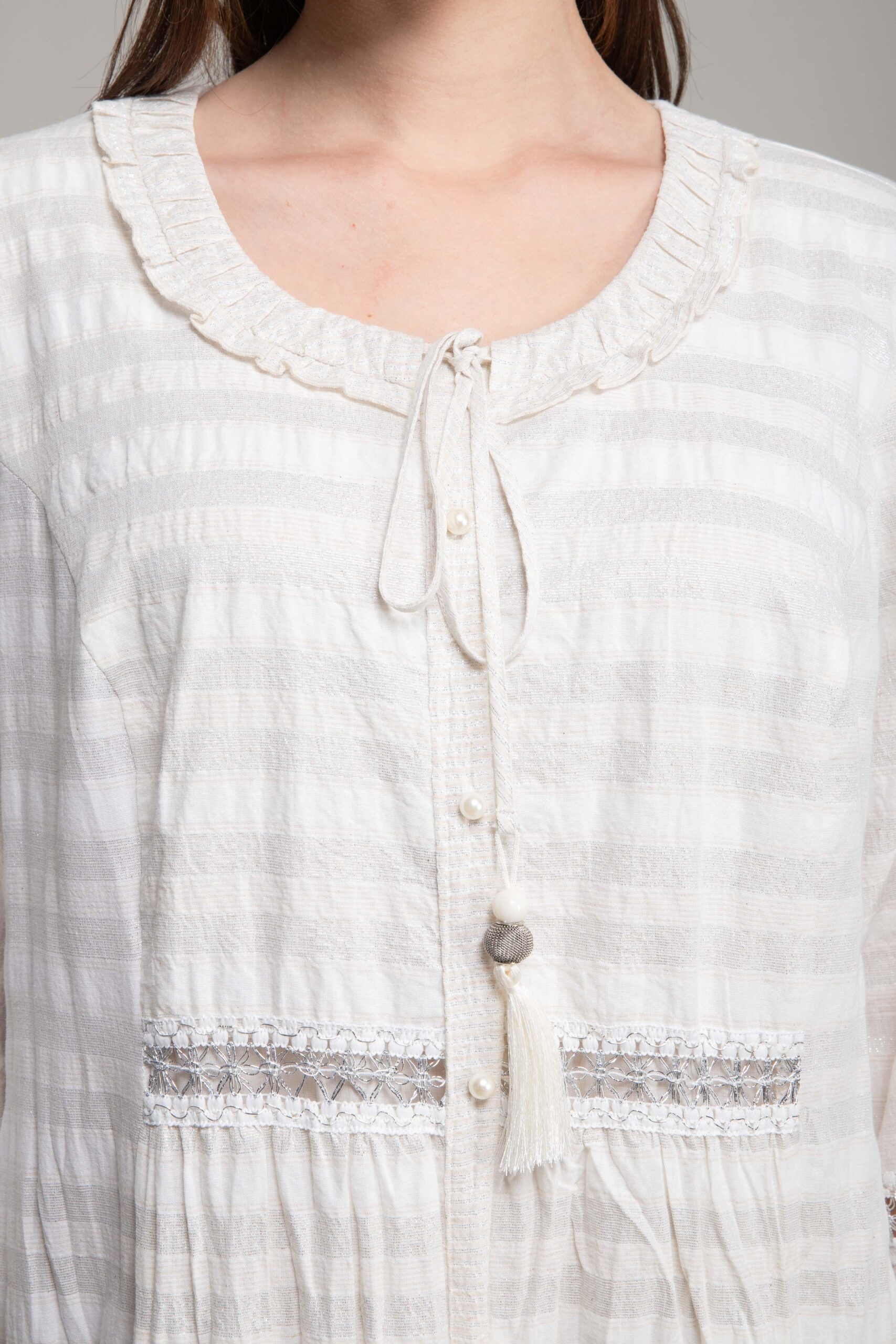 Round Neck Voile Dress - Brand: GUMANIZE - Women & Kids, Baby Clothes Wholesale - TheBS Women Round Neck Voile Dress - Brand: GUMANIZE - Women & Kids, Baby Clothes Wholesale - TheBS Women