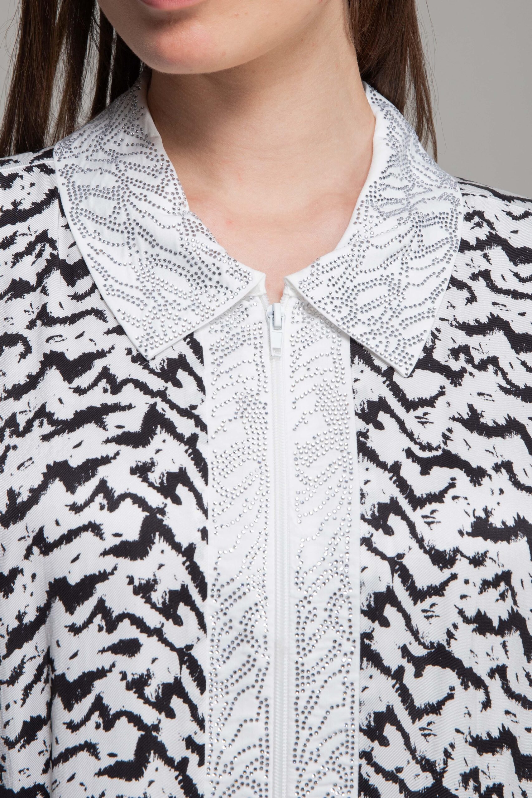 Shirt Collar Zipper Dress - Brand: GUMANIZE - Women & Kids, Baby Clothes Wholesale - TheBS Women Shirt Collar Zipper Dress - Brand: GUMANIZE - Women & Kids, Baby Clothes Wholesale - TheBS Women