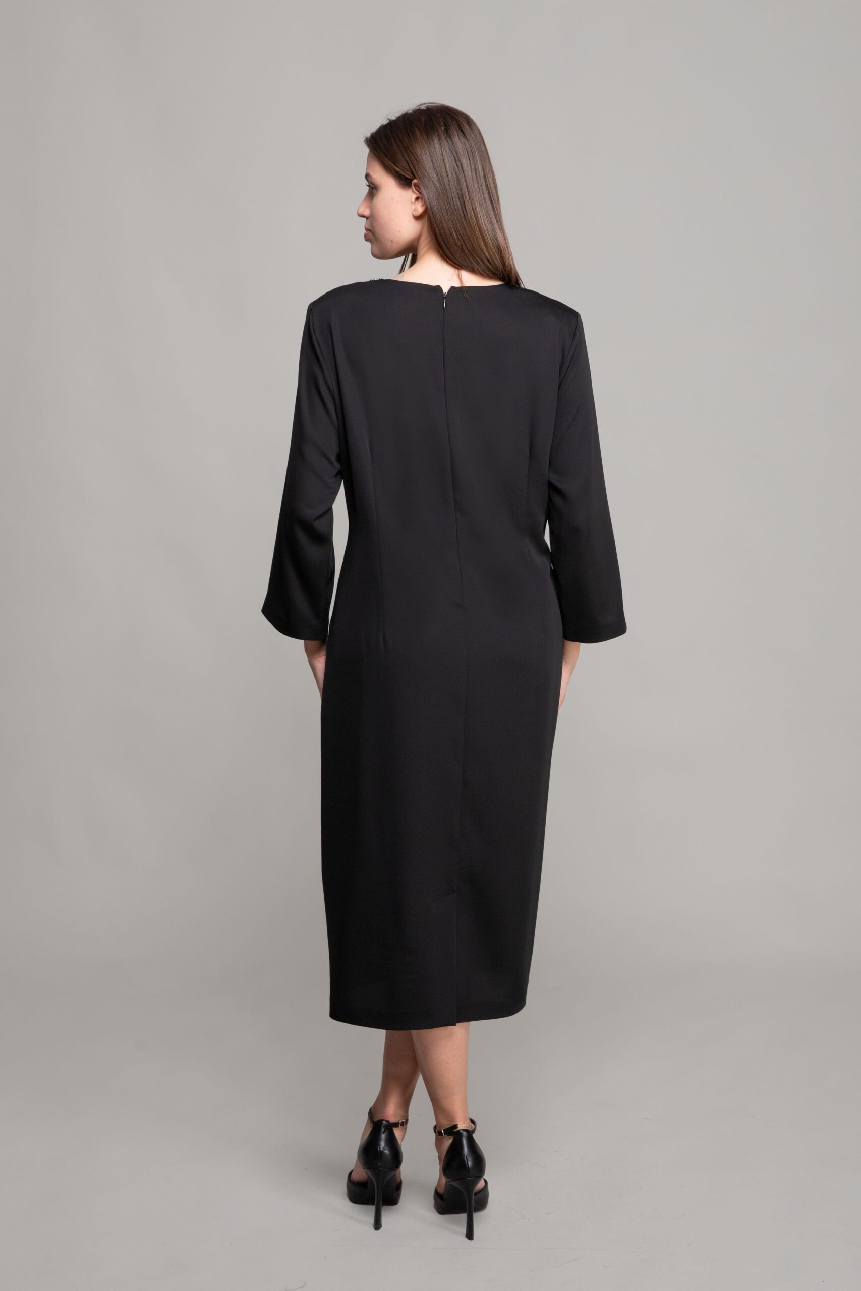 Round Neck Stitch Stone Dress - Brand: GUMANIZE - Women & Kids, Baby Clothes Wholesale - TheBS Women Round Neck Stitch Stone Dress - Brand: GUMANIZE - Women & Kids, Baby Clothes Wholesale - TheBS Women